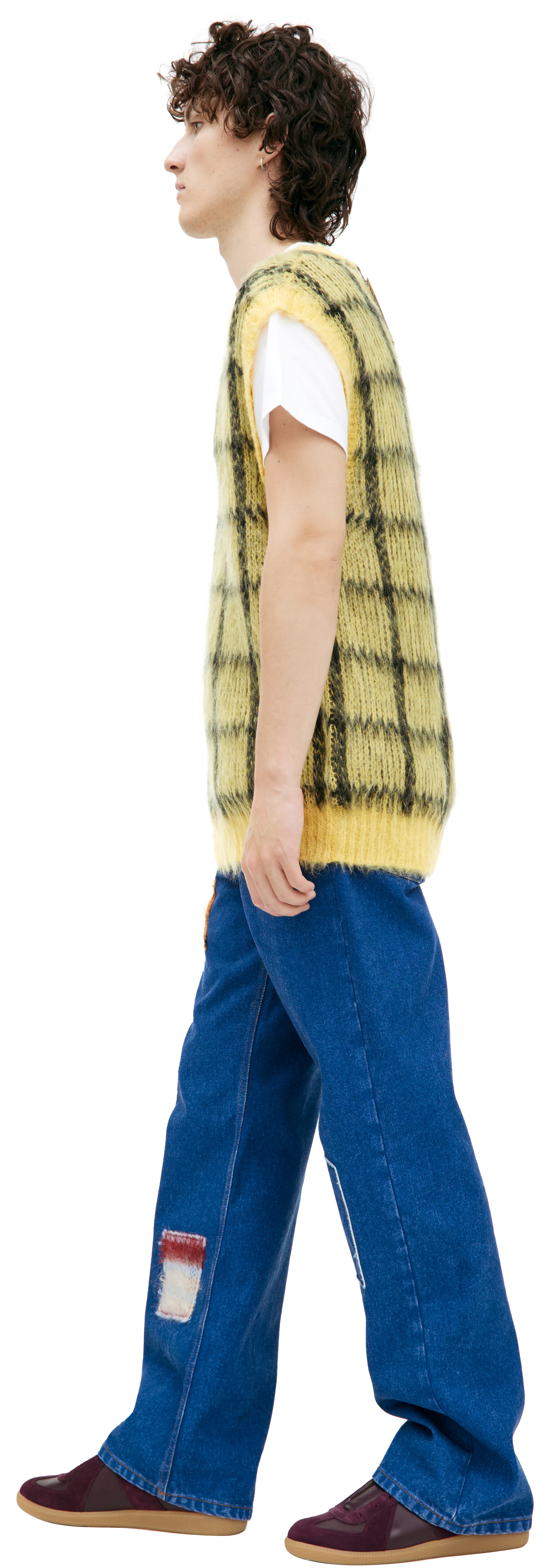OVERSIZE PLAID VEST - 2
