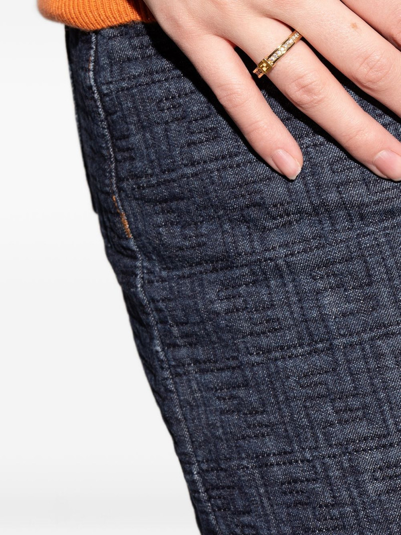 FENDI Forever crystal-embellishment ring outlook