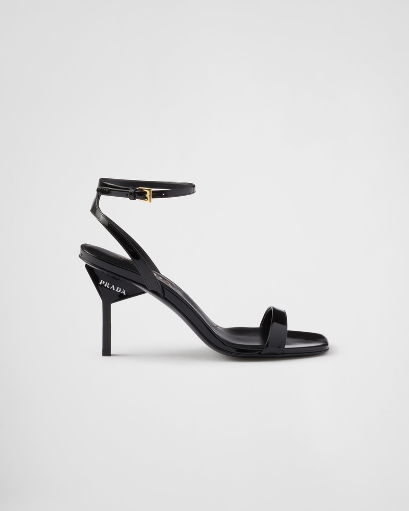 Prada Patent leather high-heeled sandals outlook