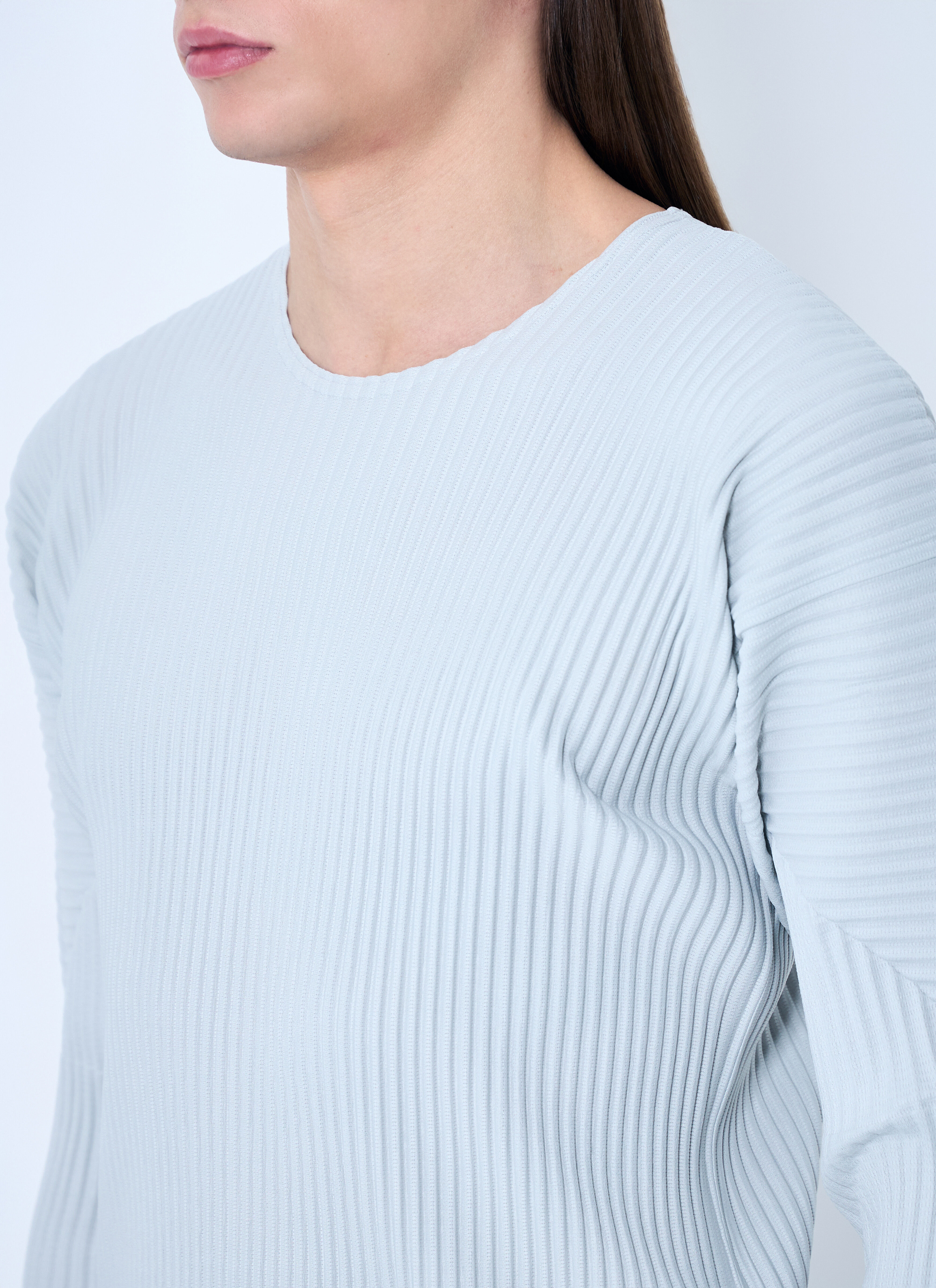 Pleated Crewneck Top - 5