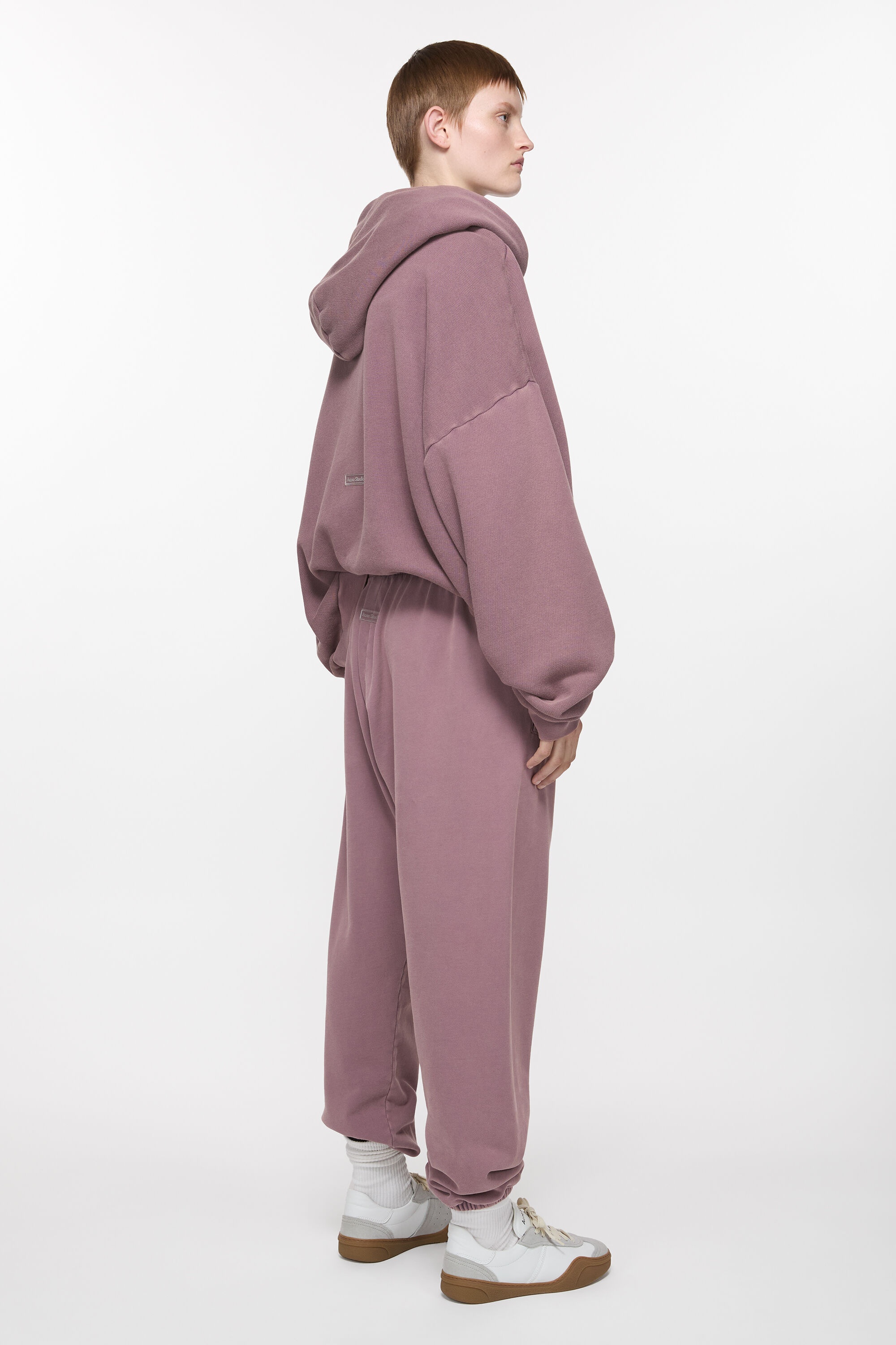 Cotton sweatpants - Plum purple - 3