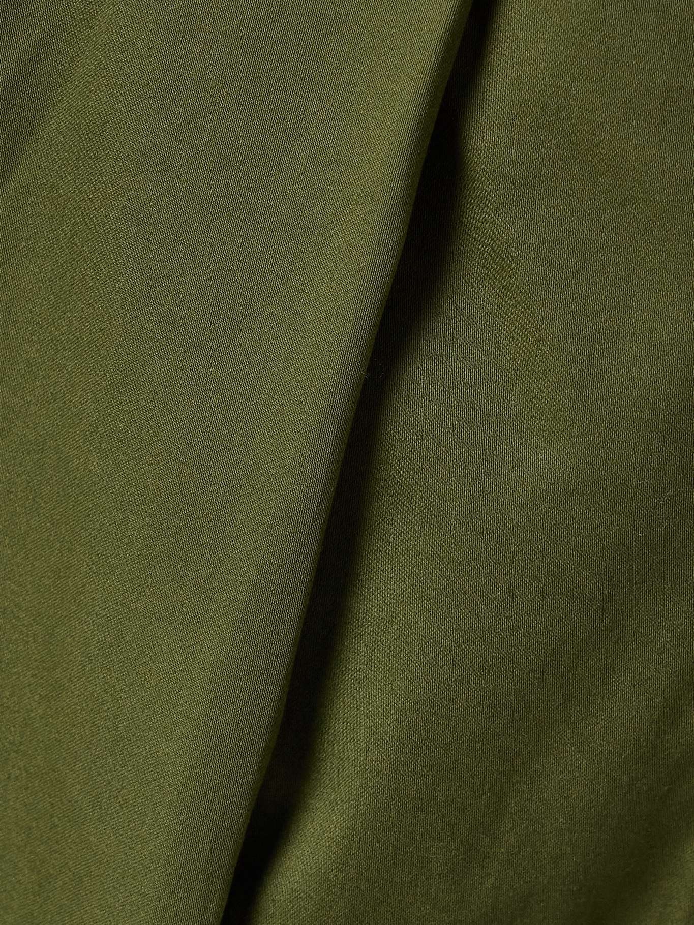 Olympe pleated cotton-blend wide-leg pants Green - 5