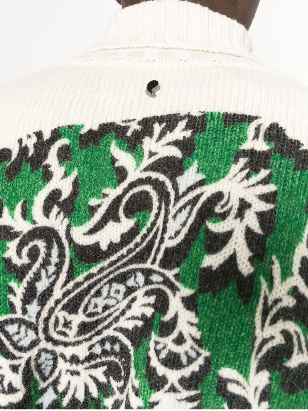paisley intarsia-knit jumper - 5