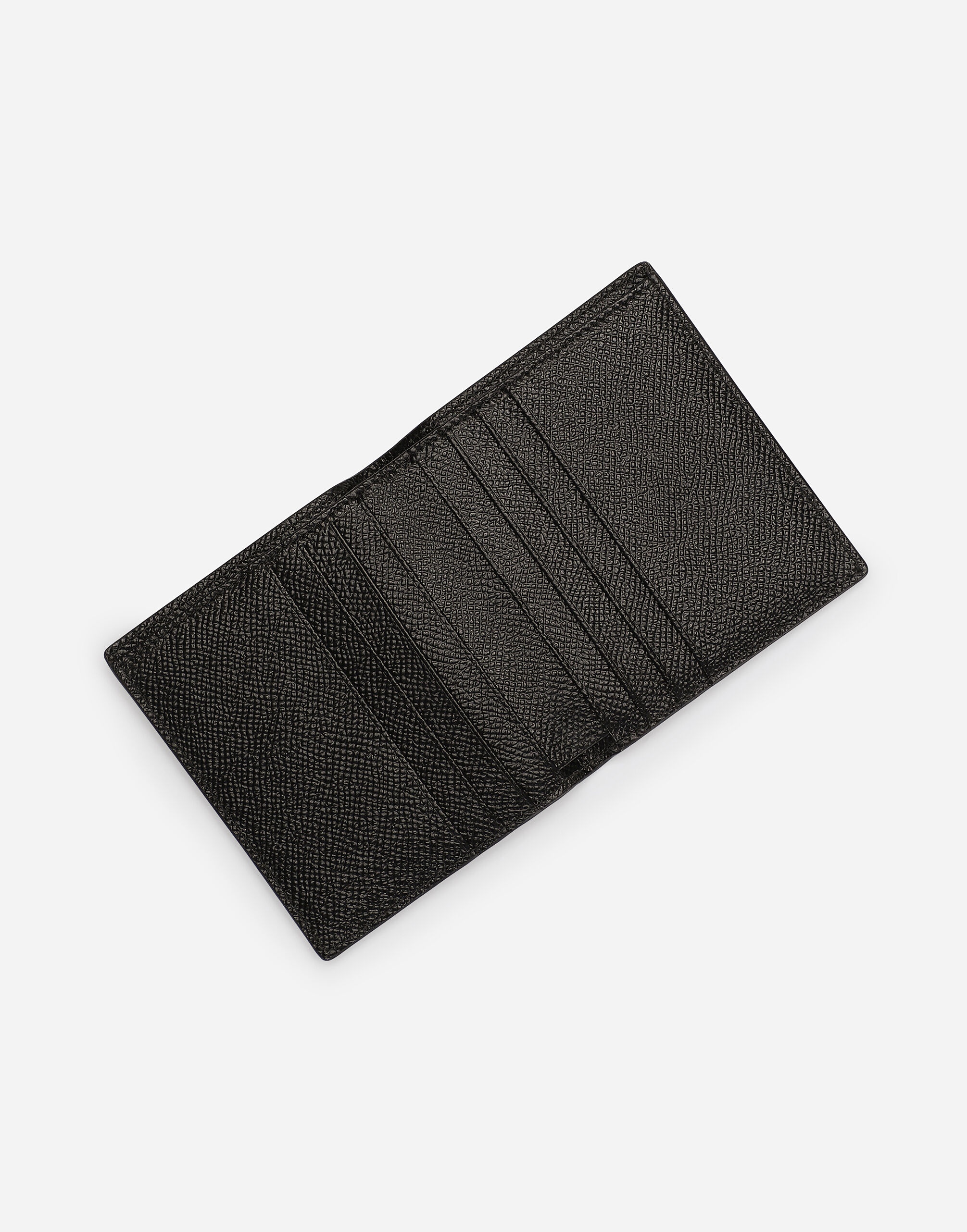 Dauphine-print calfskin bifold card holder - 4