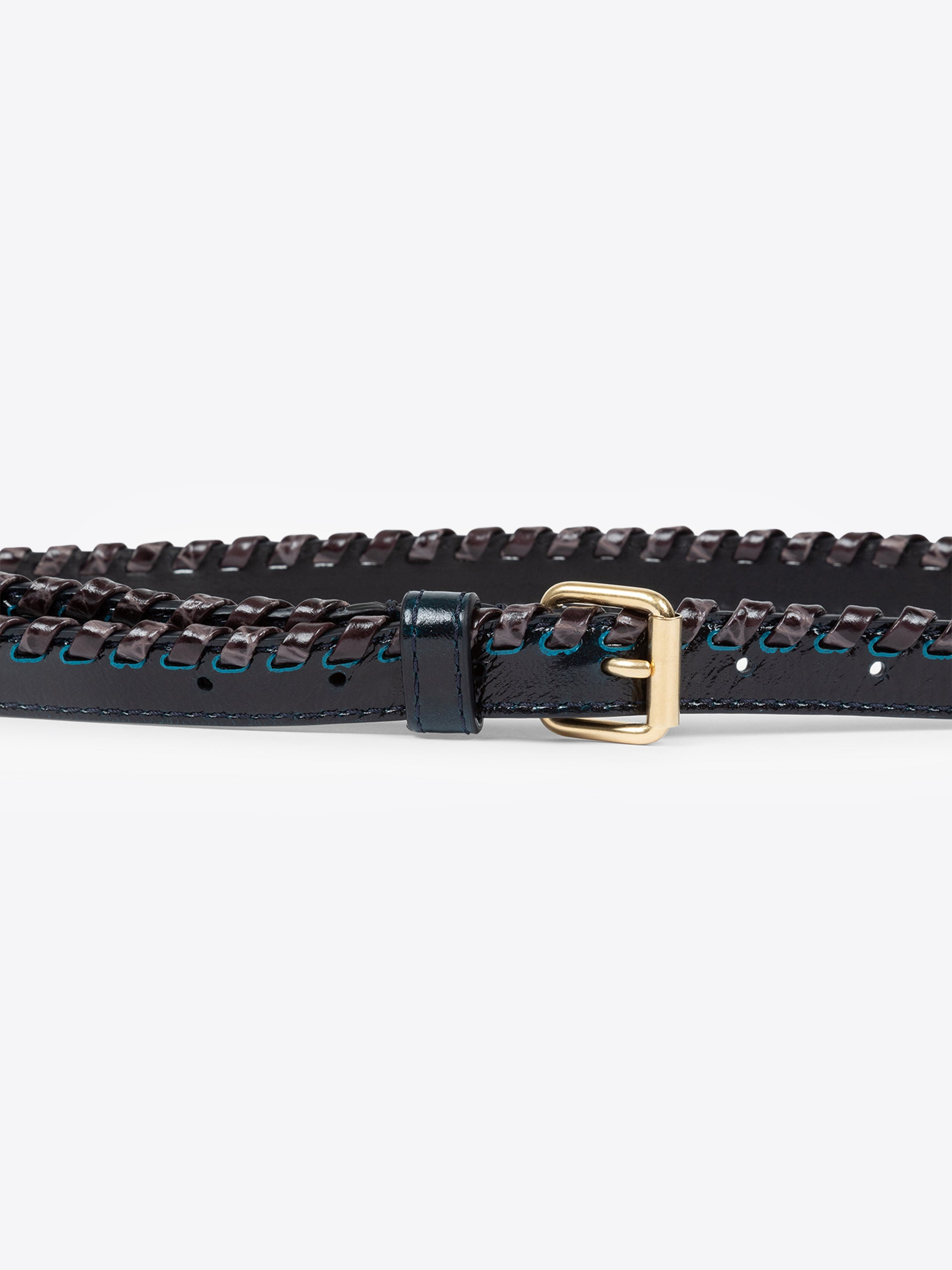 EMBELLISHED LEATHER BELT - 3
