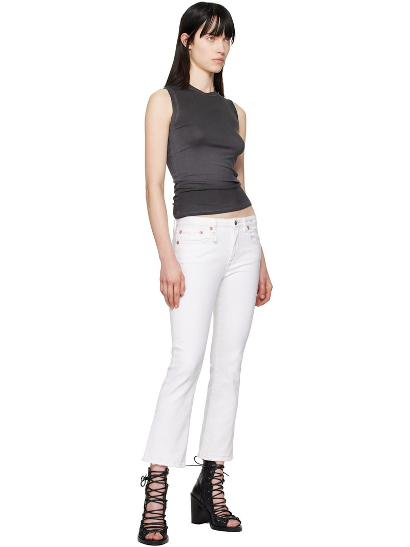 R13 White Kick Fit Jeans outlook