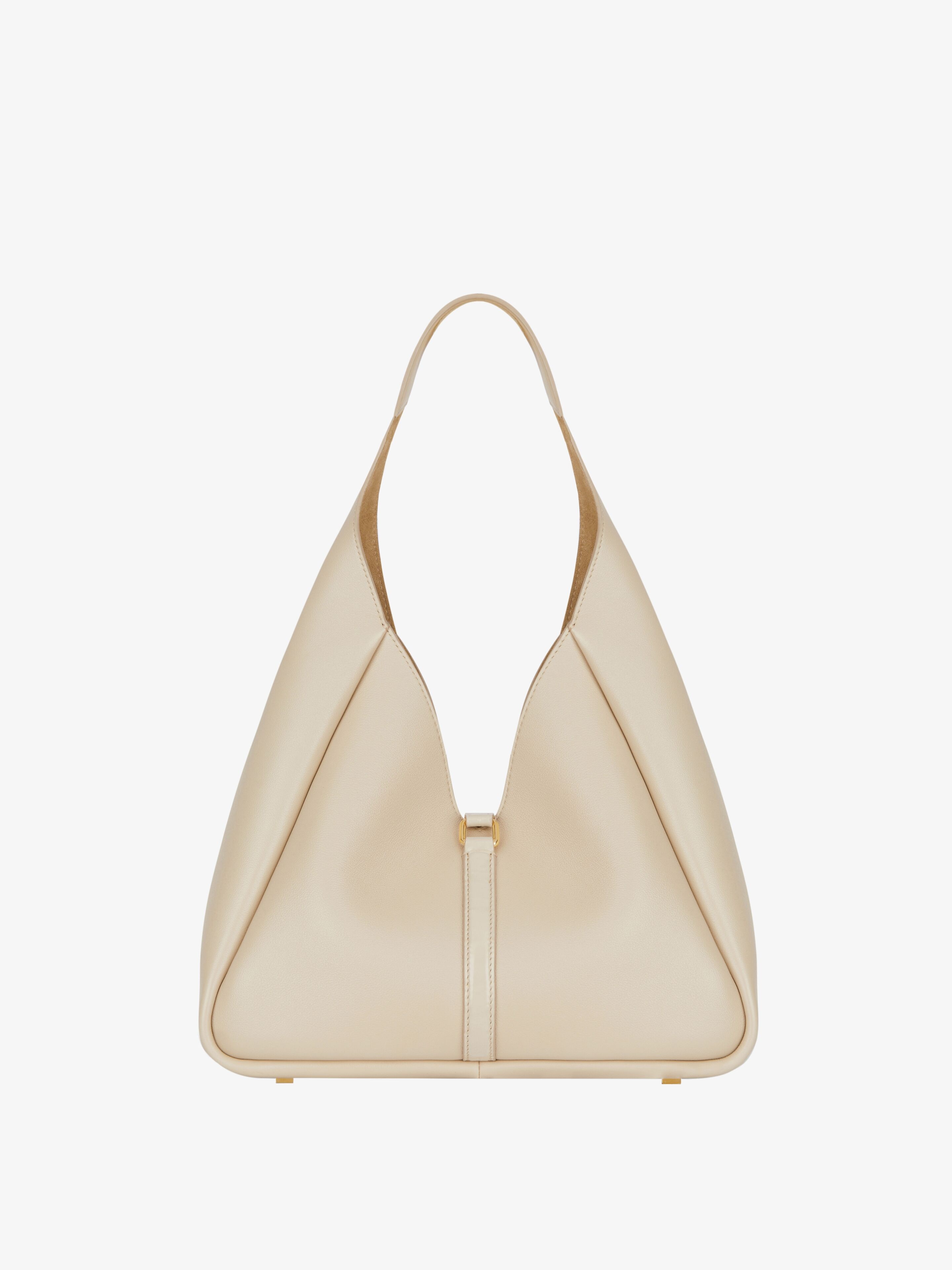 MEDIUM G-HOBO BAG IN GRAINED LEATHER - 4