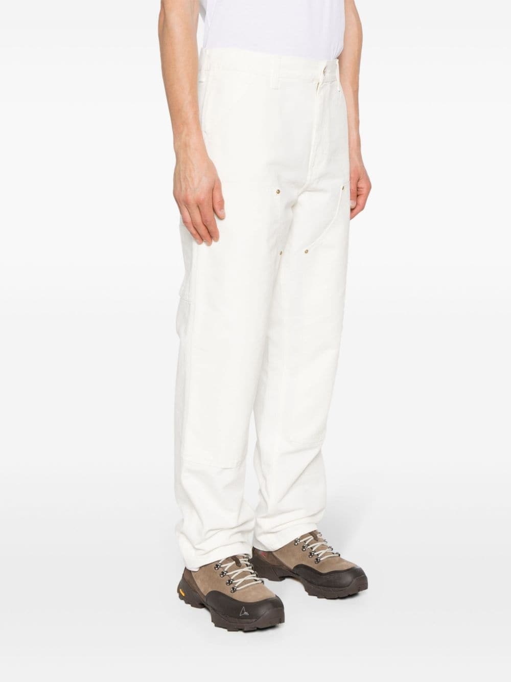 Double Knee straight-leg trousers - 3