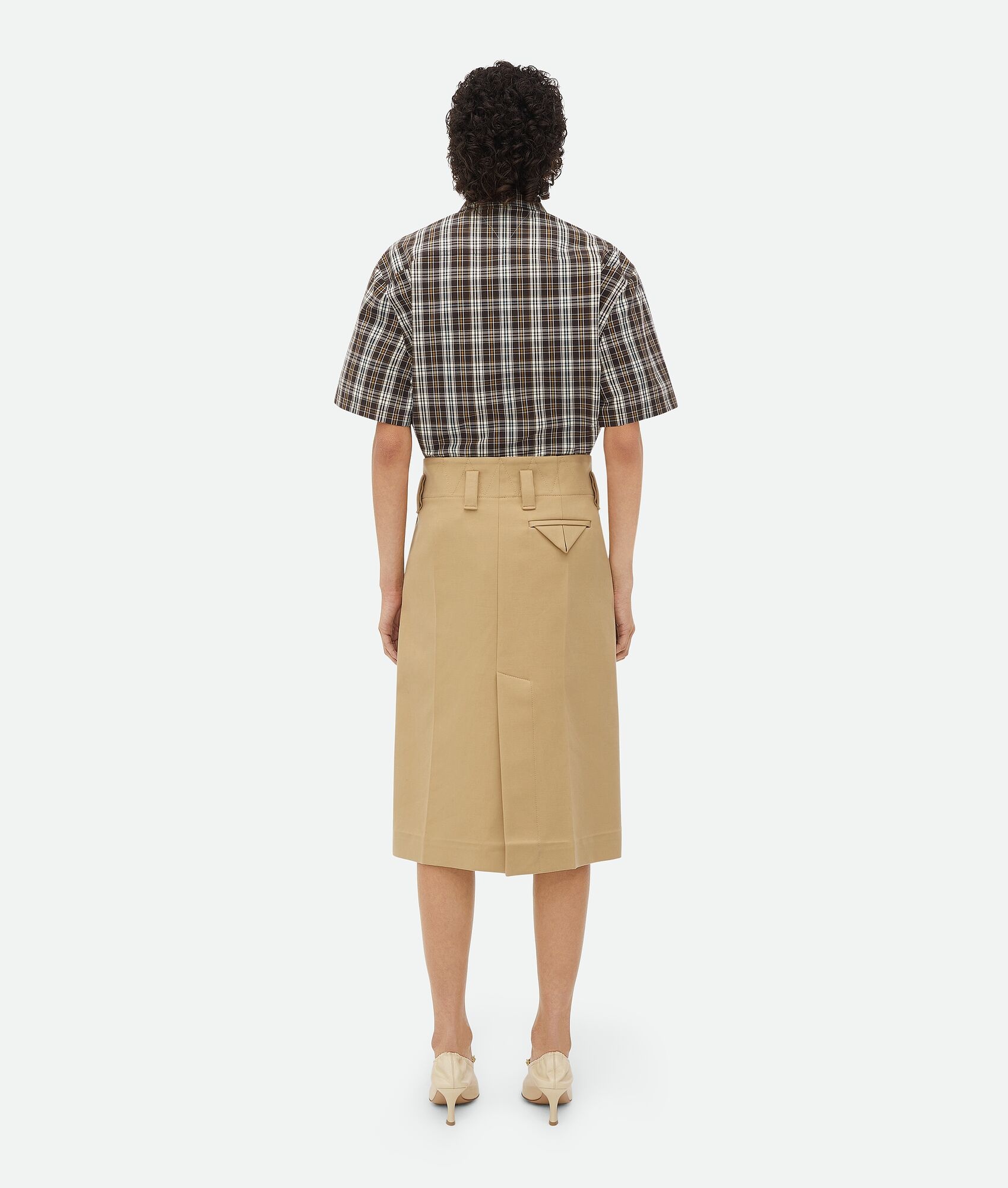 Cotton Canvas Skirt - 3