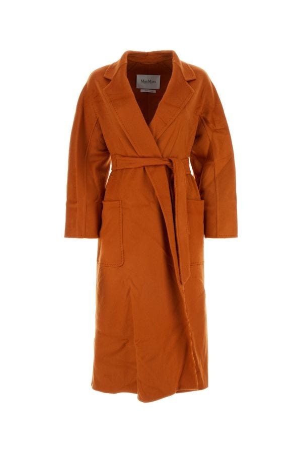コート MAX MARA Orange Cashmere Ludmilla Coat Max Mara Max Mara Woman Orange Cashmere Ludmilla Coat