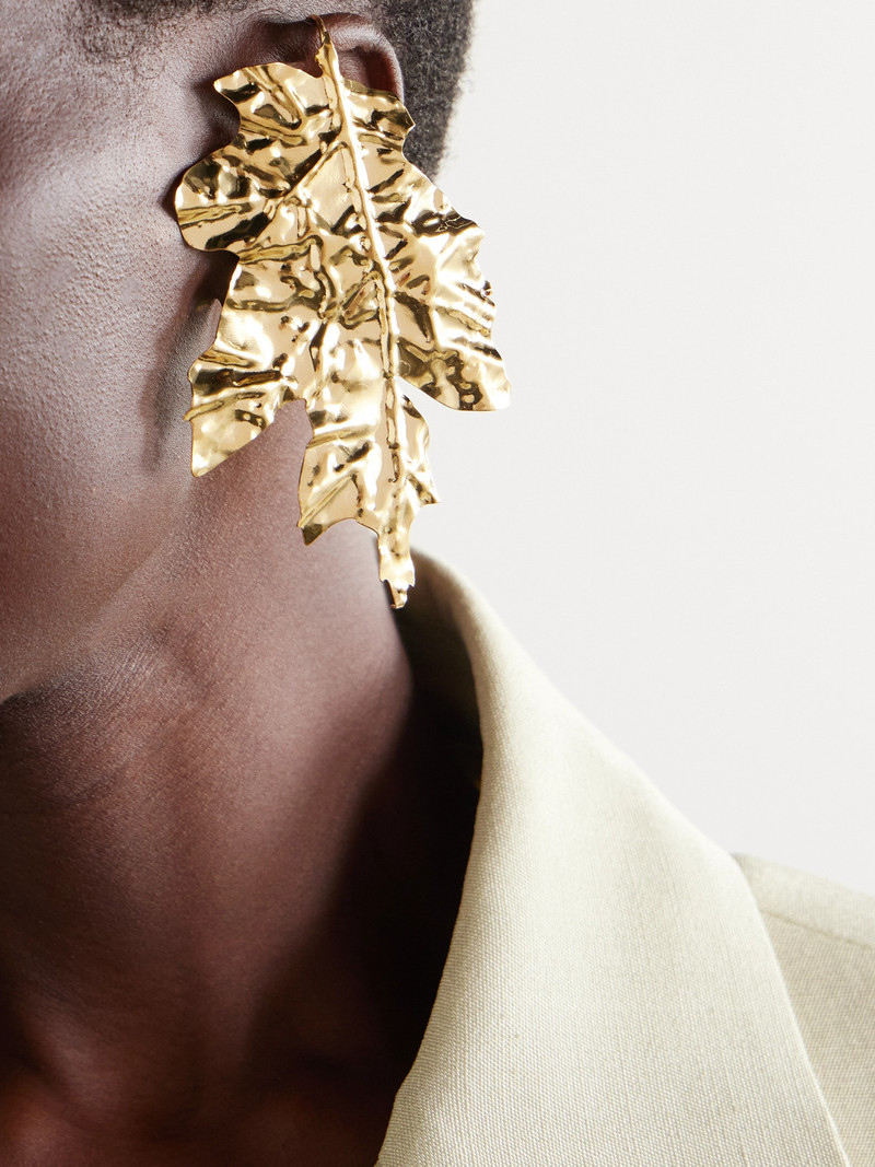 Jil Sander Gold-tone Earrings outlook