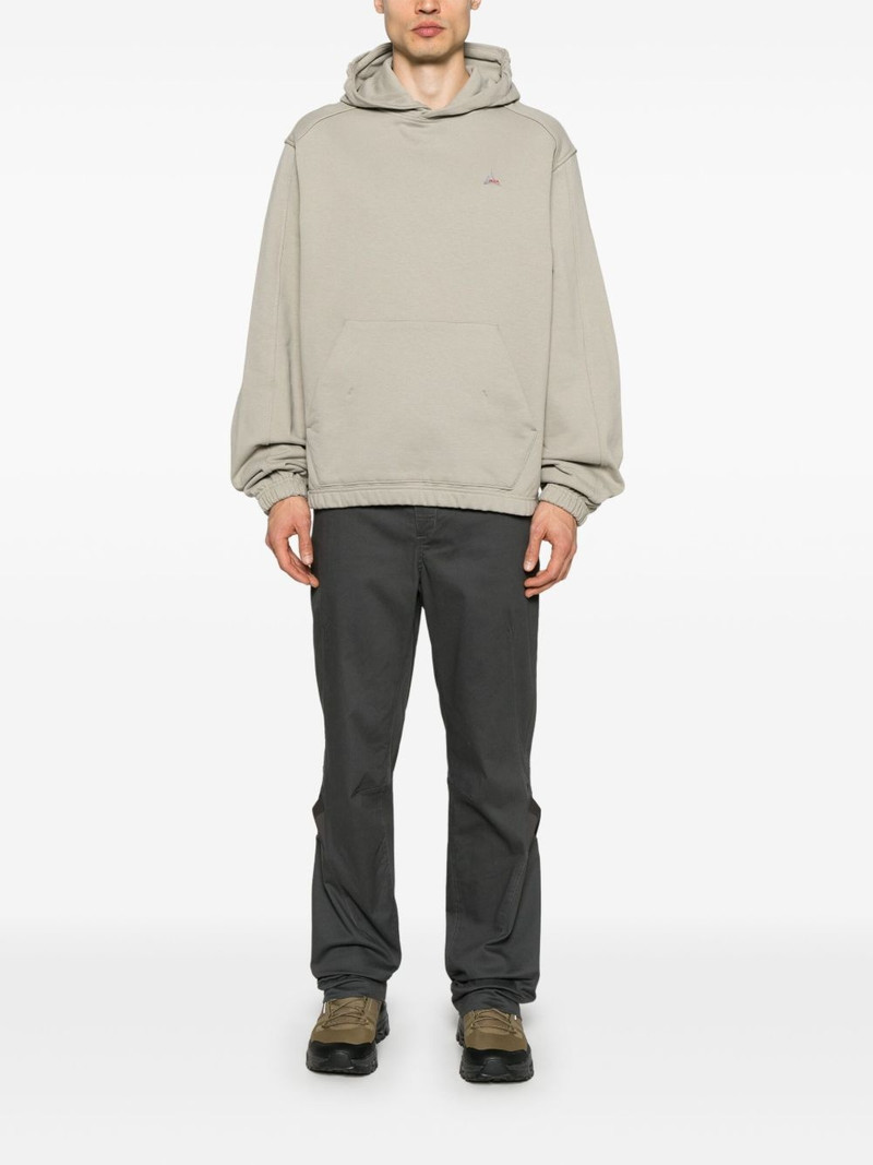 ROA logo-embroidered hoodie outlook