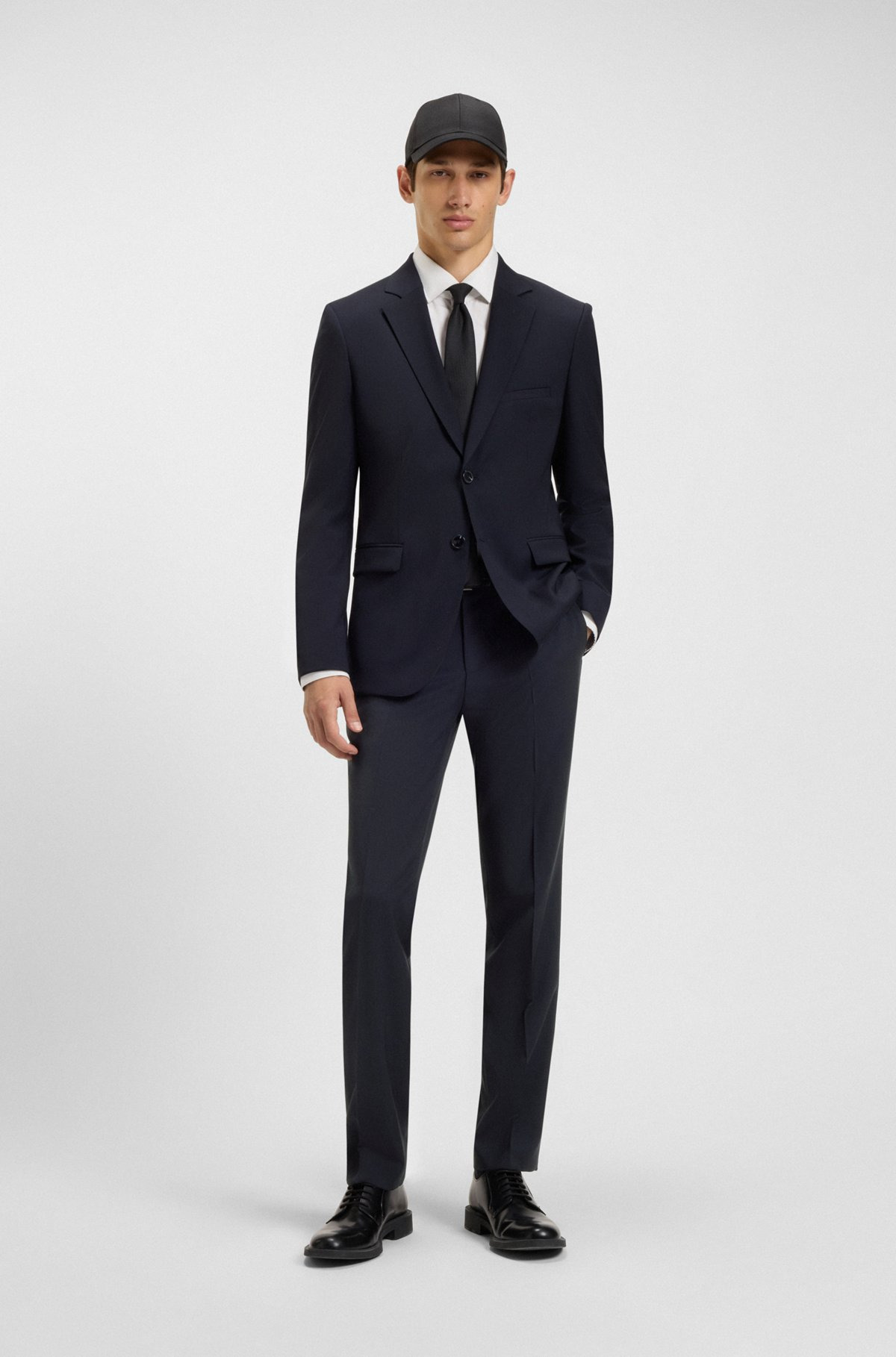 EXTRA-SLIM-FIT TROUSERS IN WOOL - 3