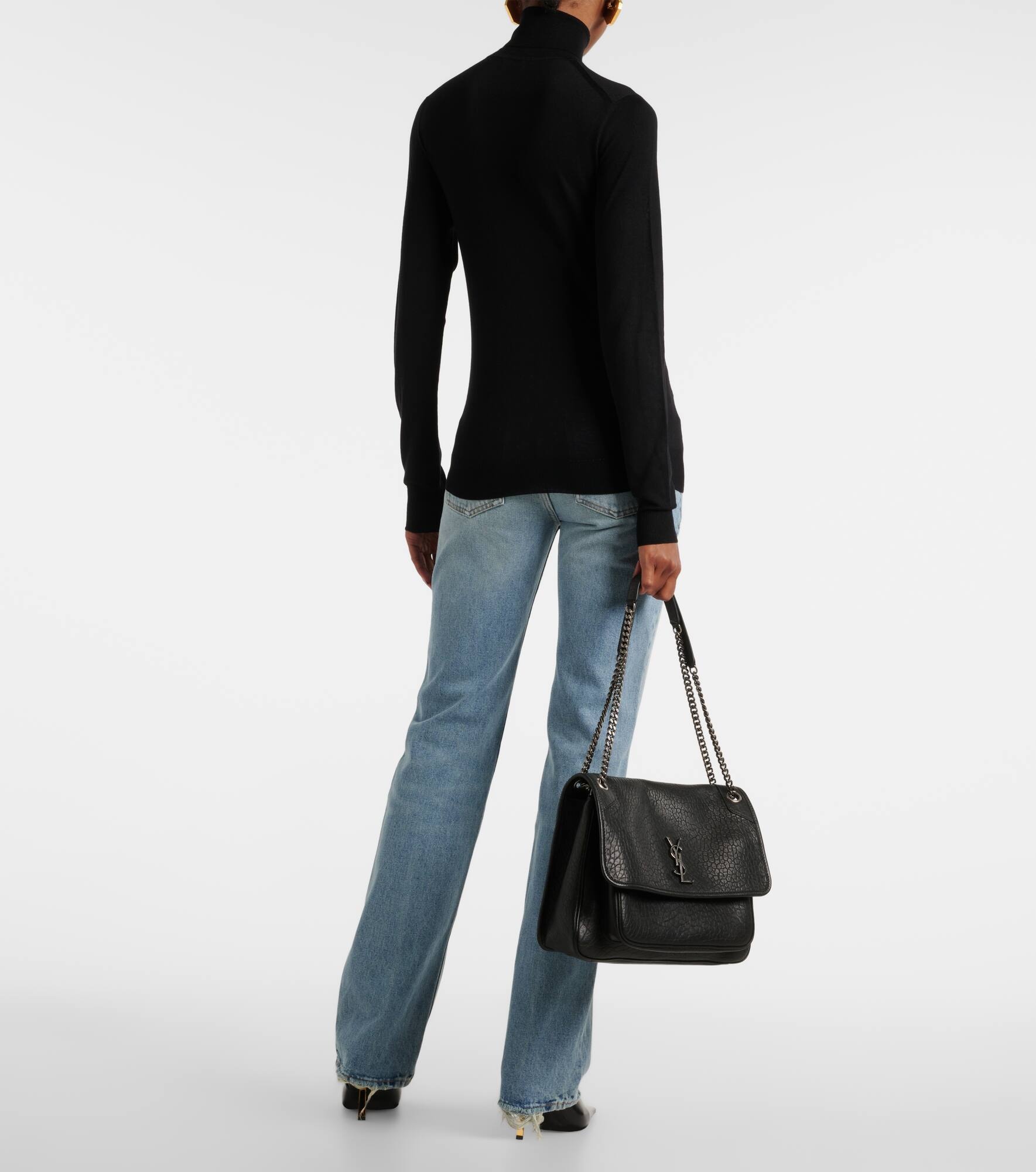 Wool turtleneck sweater - 5