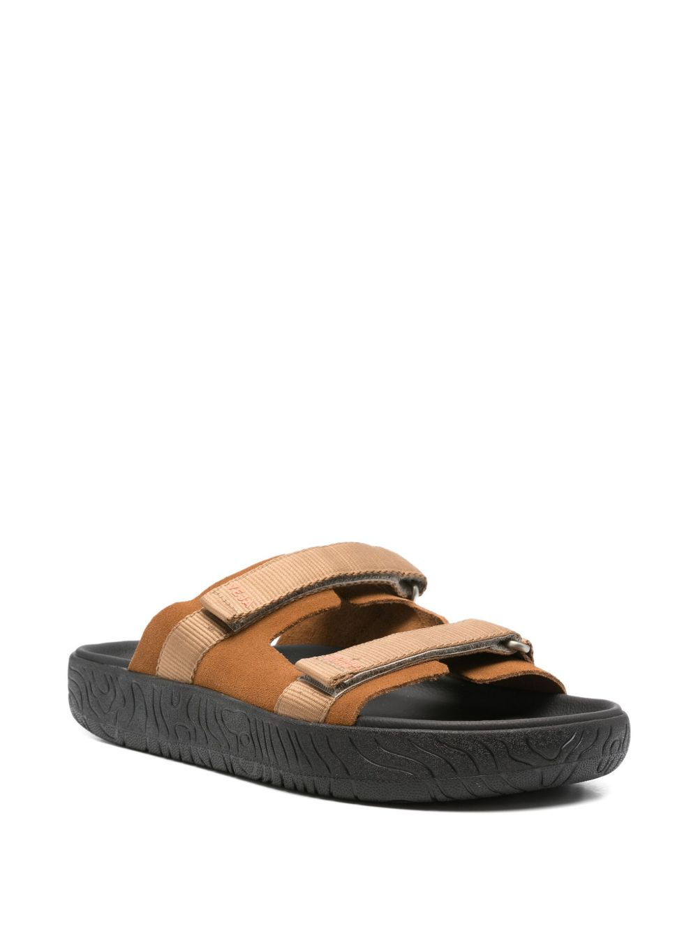 double-strap suede sandals - 2