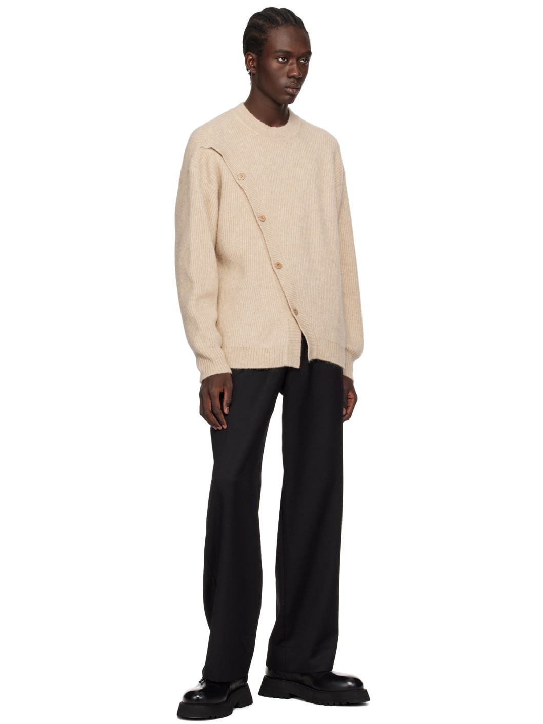 Beige Le Chouchou 'Le Cardigan Pau' Cardigan - 4