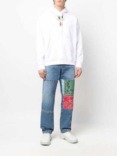 Marcelo Burlon County Of Milan patchwork bandana jeans outlook