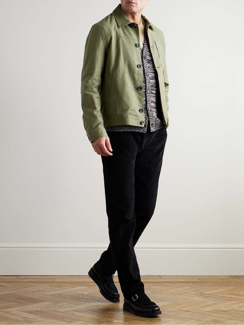 Oliver Spencer Buffalo Herringbone Cotton-Blend Jacket outlook