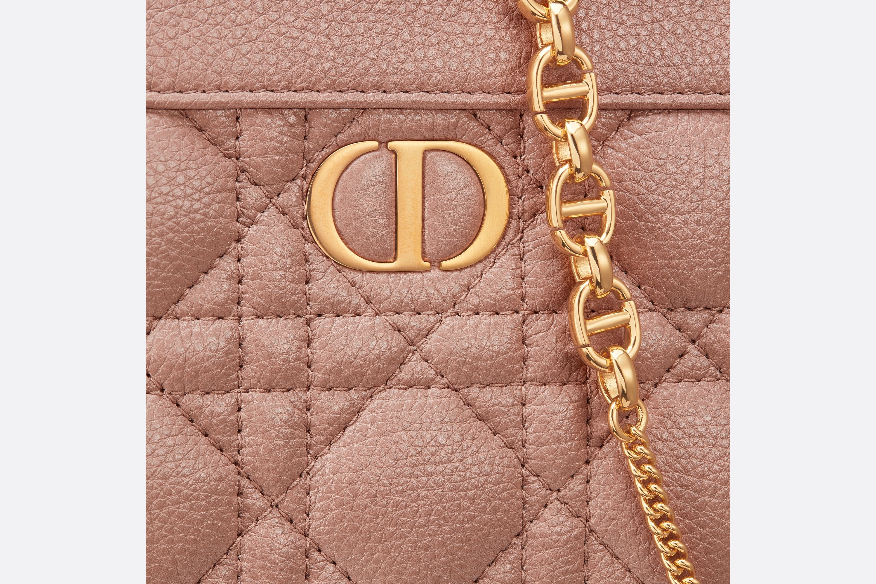 Dior Caro Zipped Pouch with Chain - 5