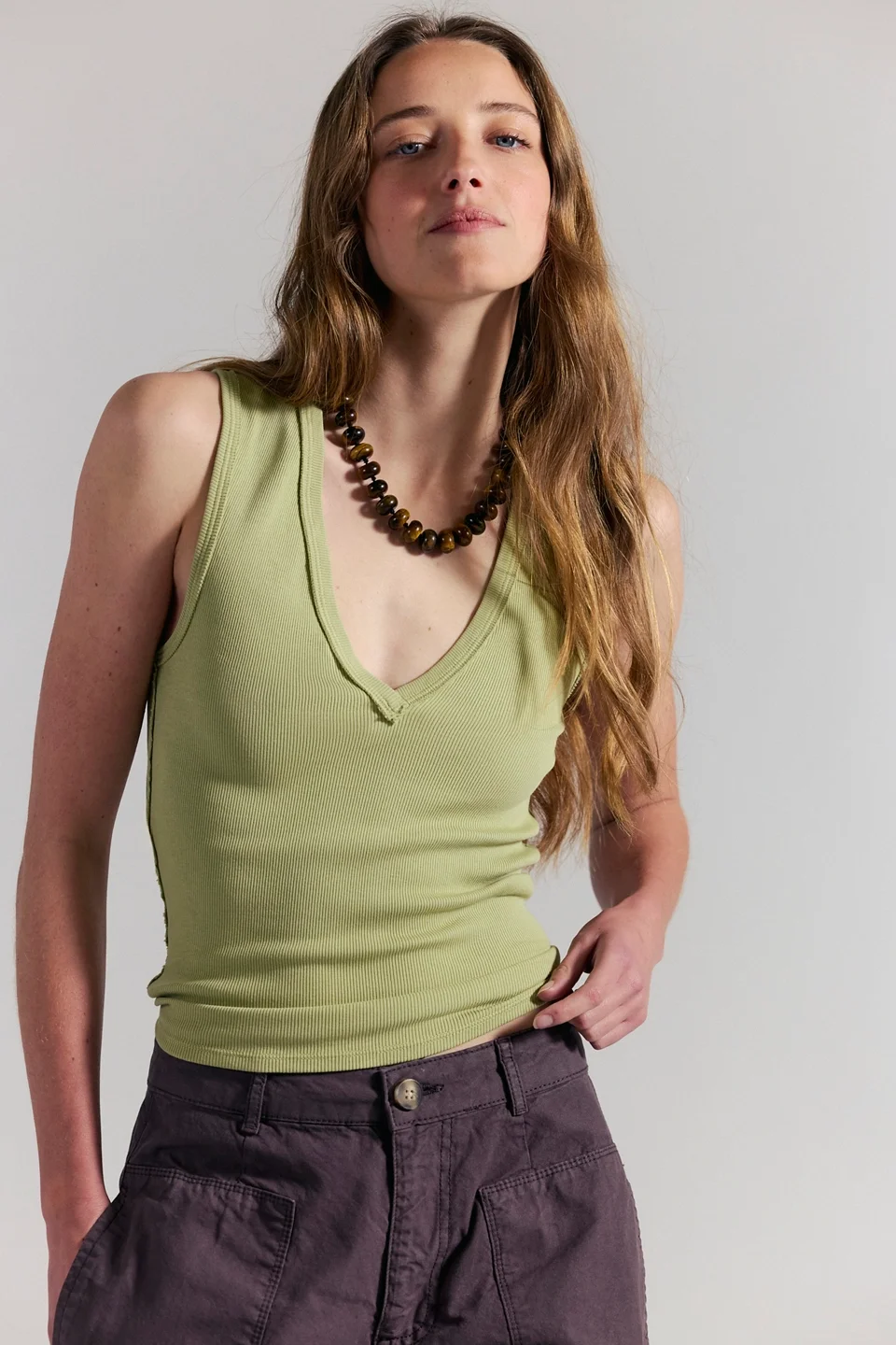 We The Free Neria V-Neck Tank Top - 1
