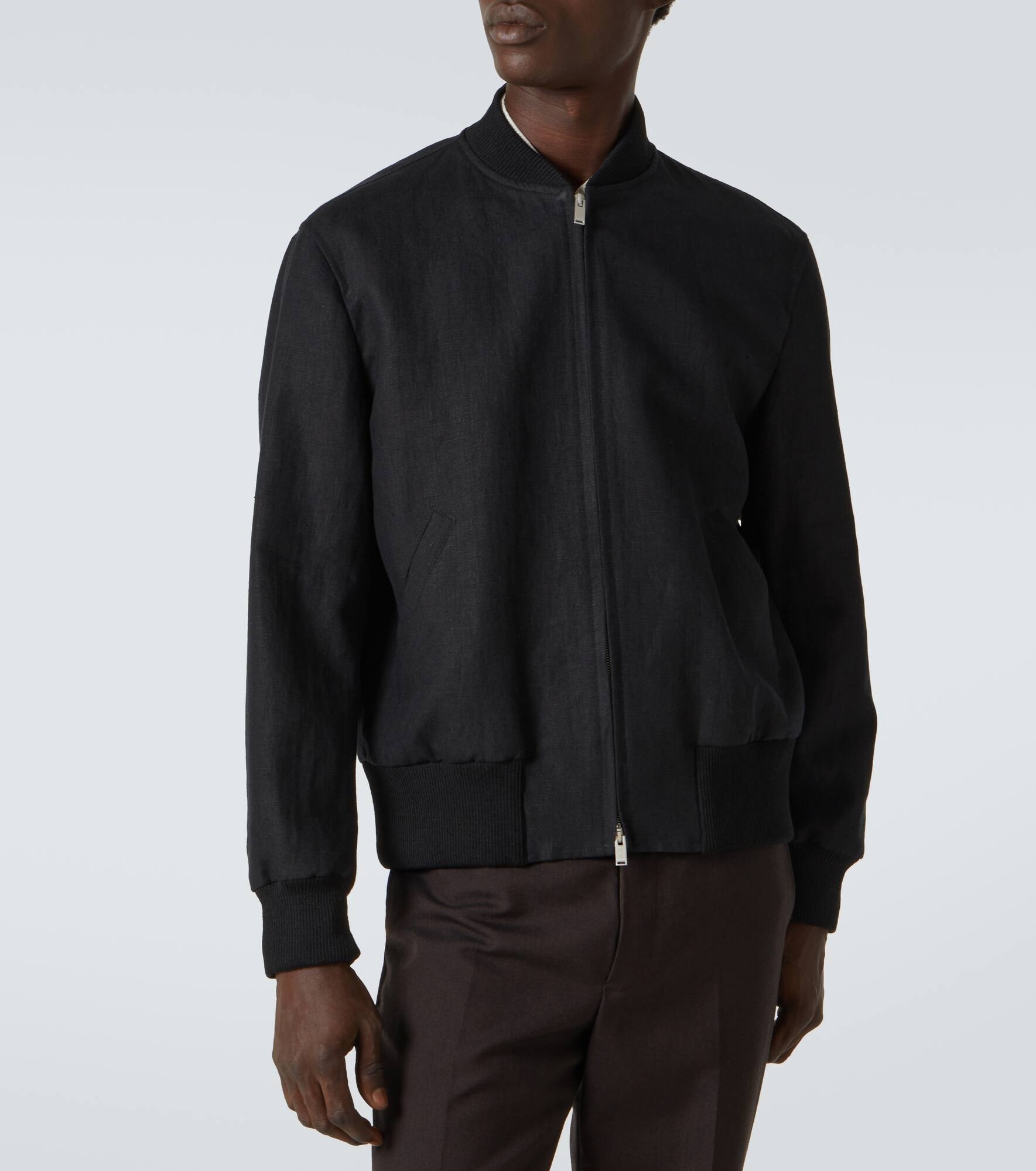 Linen bomber jacket - 3