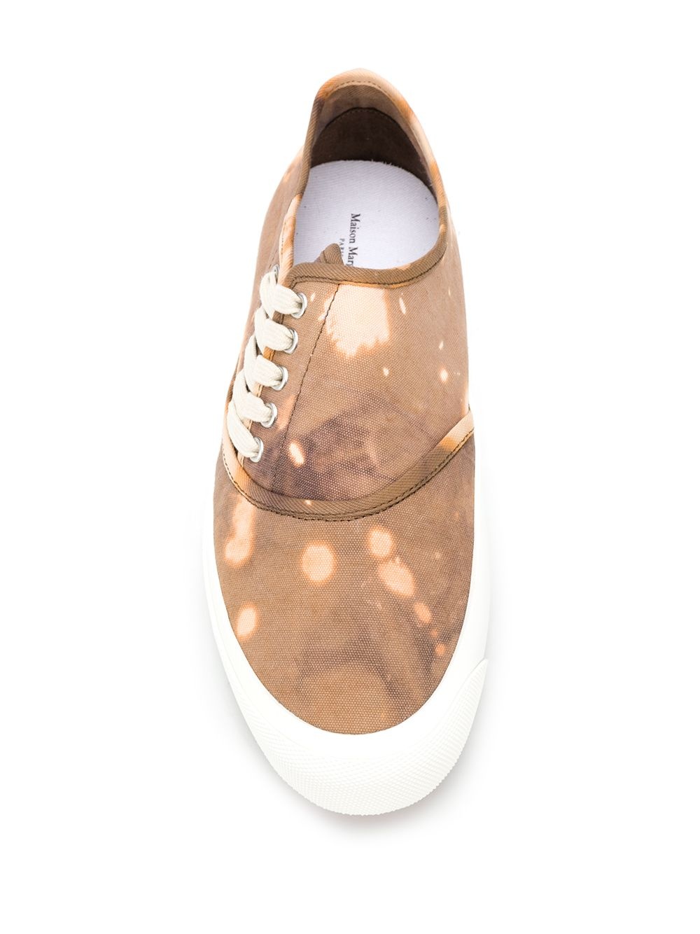 tie-dye print sneakers - 4