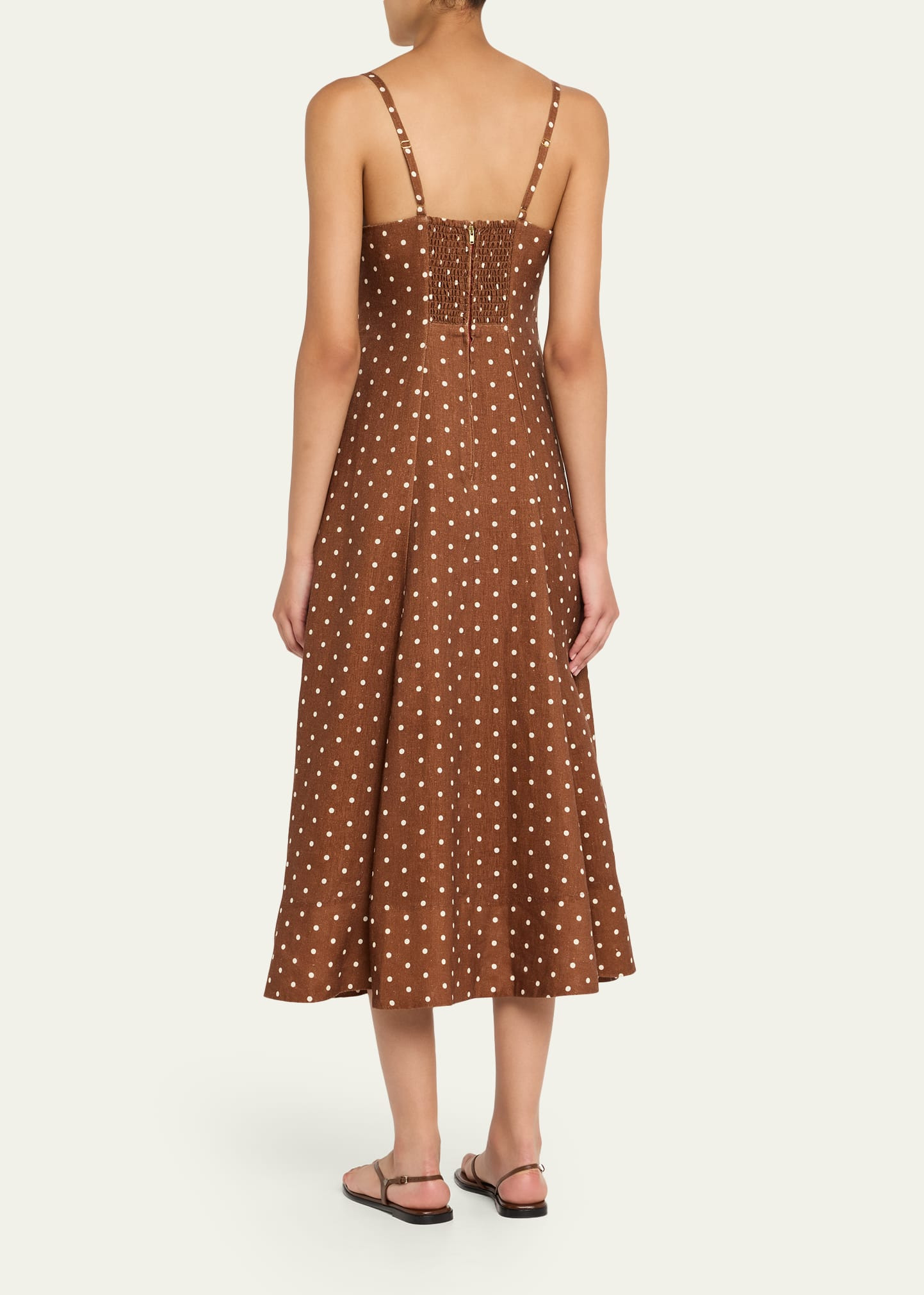 Gimlet Polka Dot Midi Dress - 3