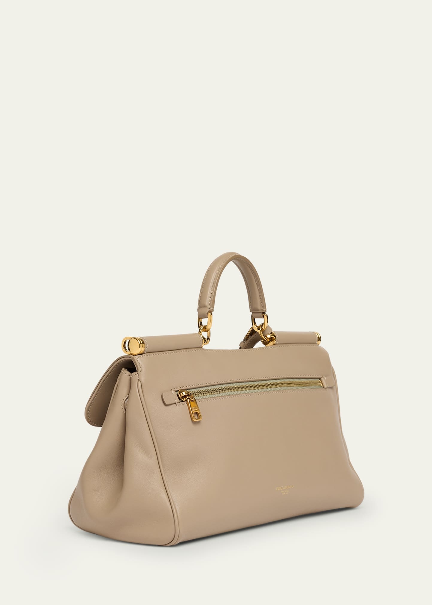Sicily Leather Top-Handle Bag - 3