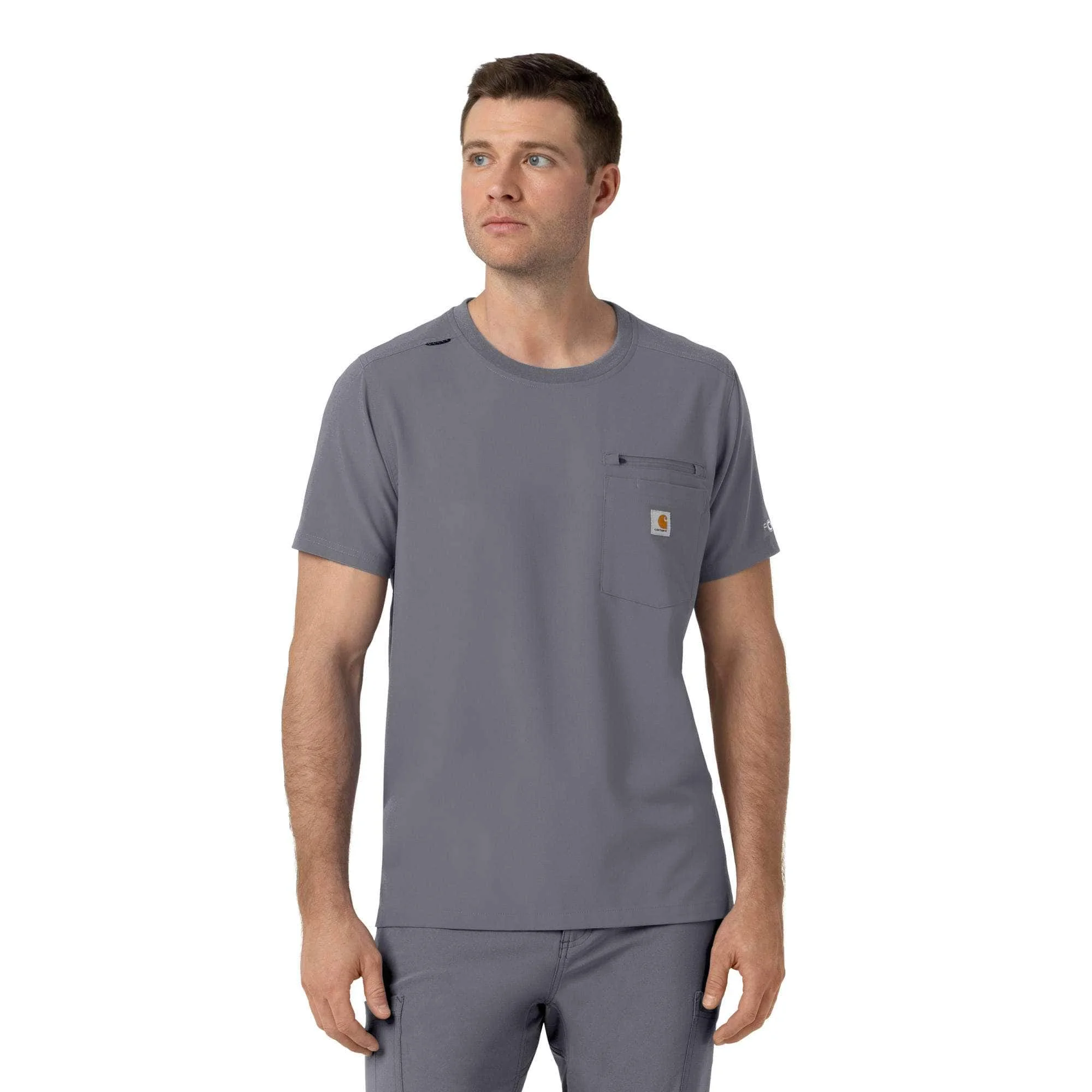 Force Cross-Flex Crew Neck Scrub Top - 1