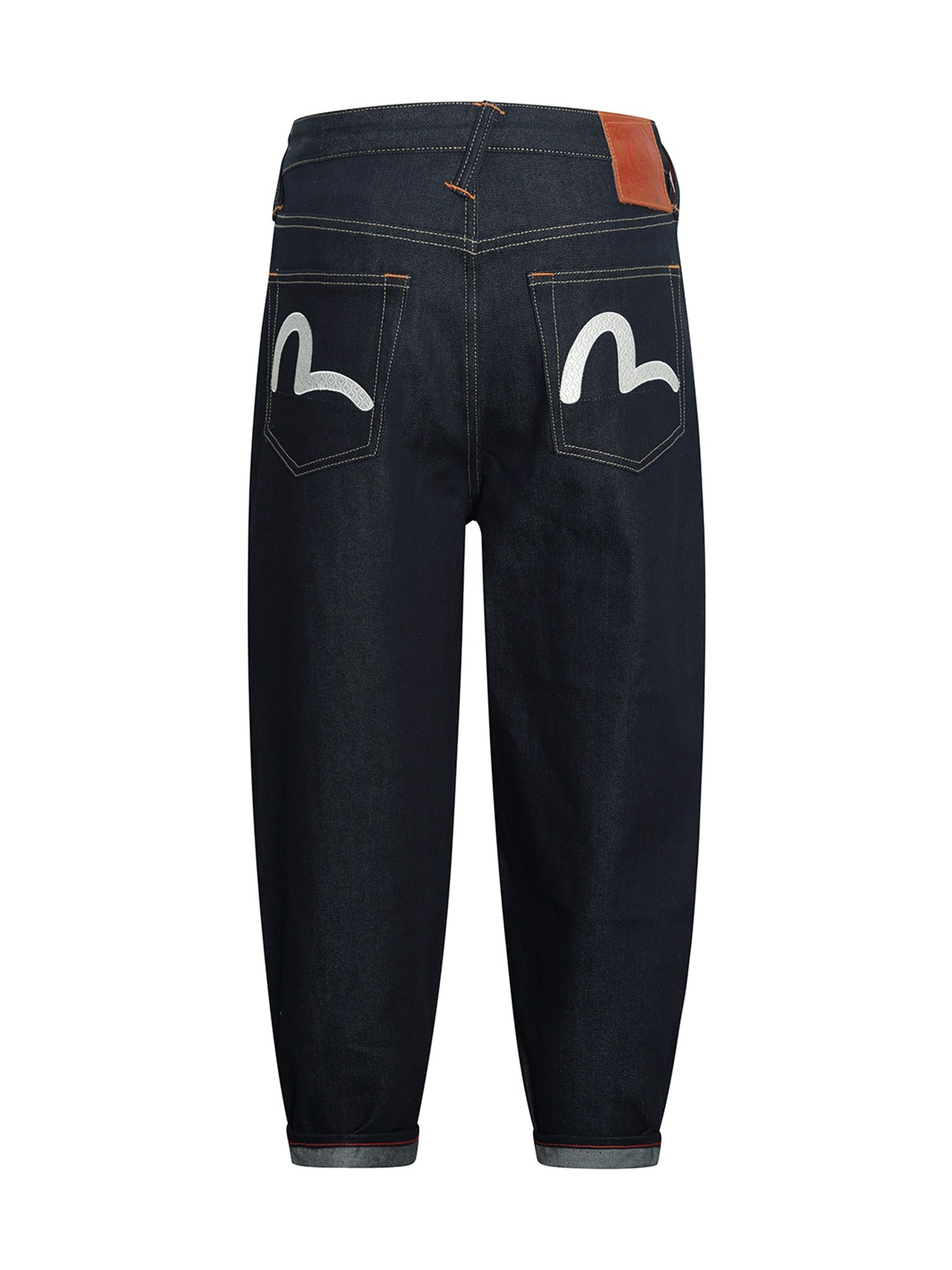 Seagull Embroidery Balloon Fit Jeans - 12