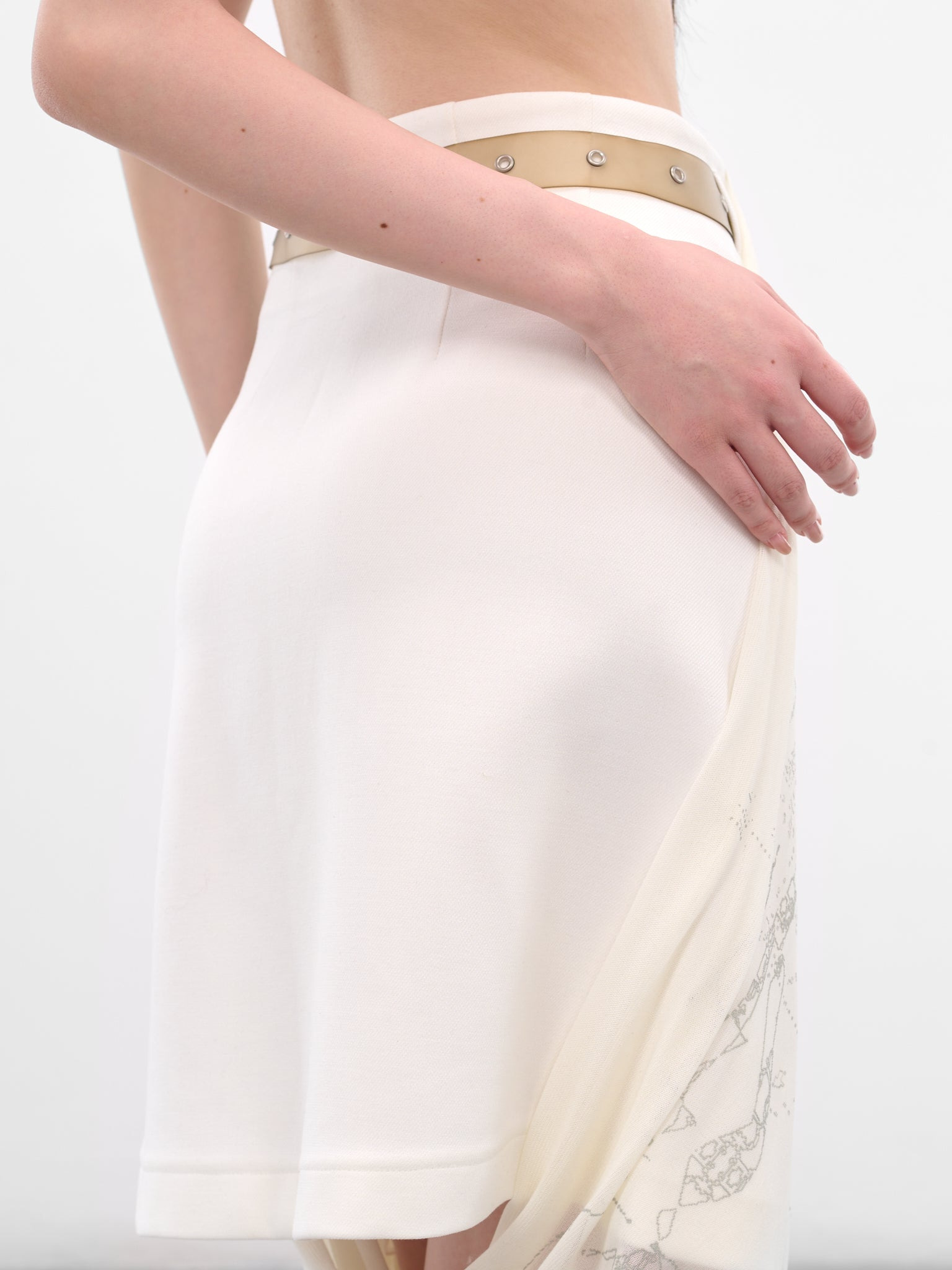 Garter Belt Graphic Wrap Skirt - 4