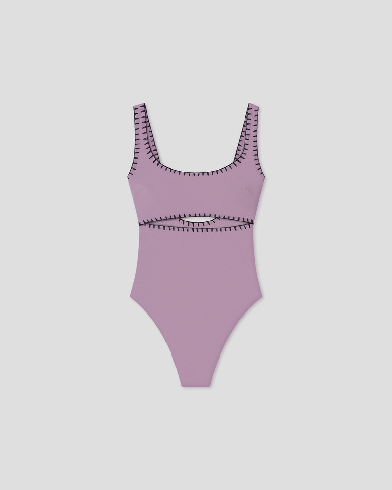 Recycled Nylon Crochet Swimsuit 1