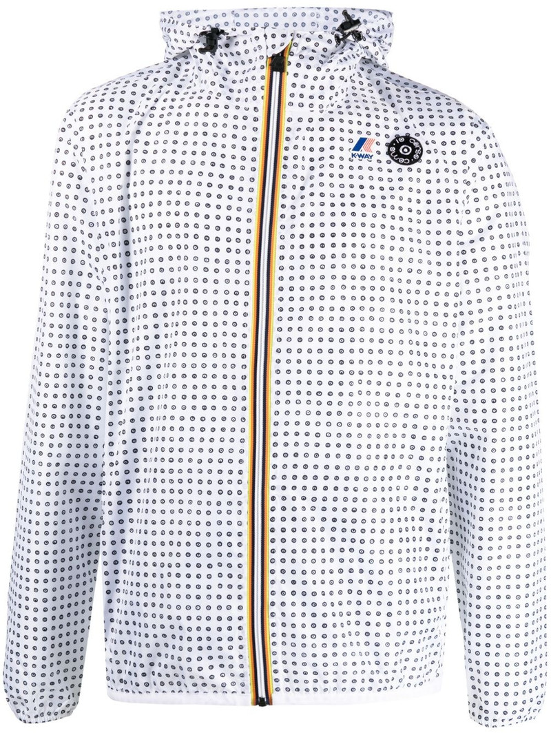 x 10 CORSO COMO polka-print zipped jacket 1