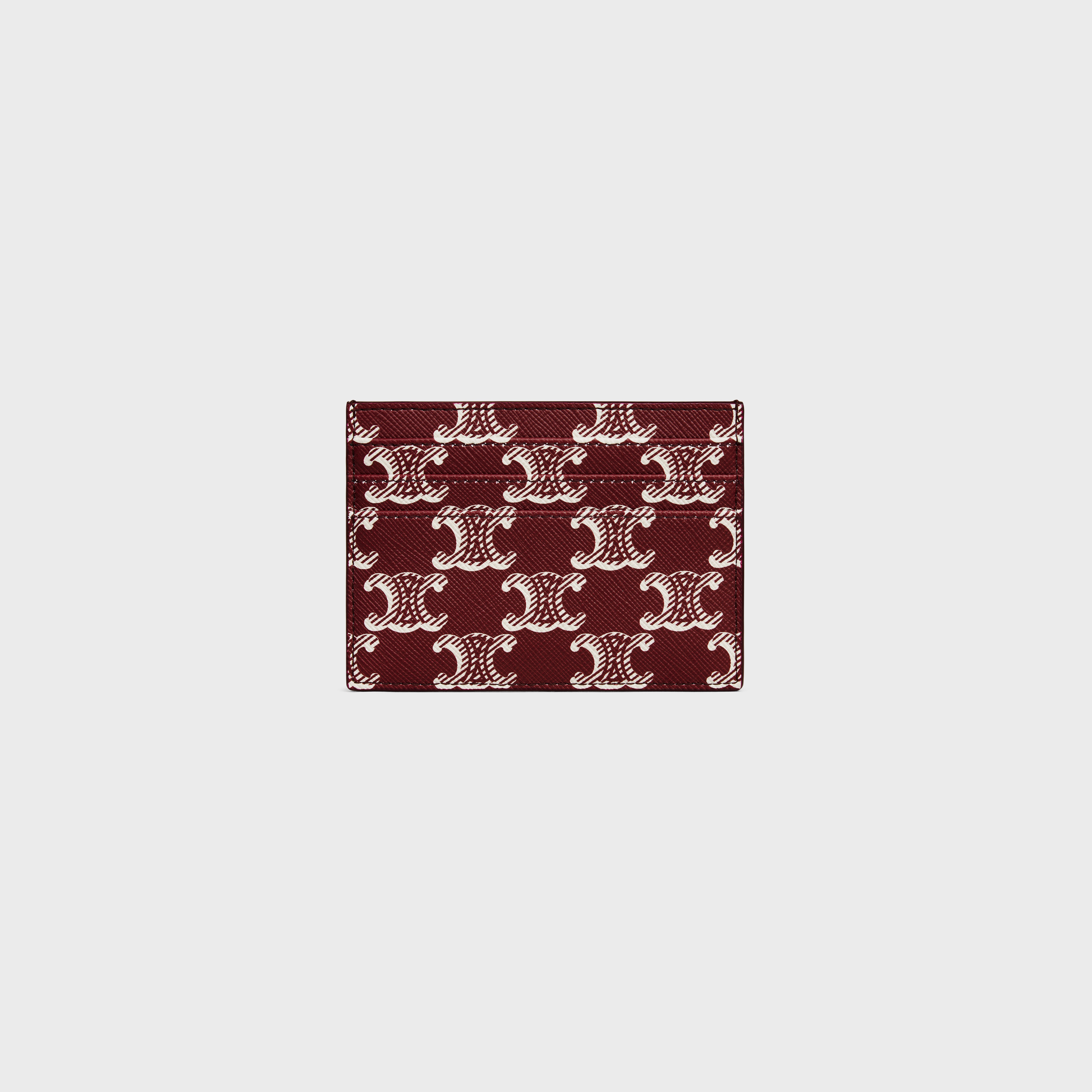 TRIOMPHE CARD HOLDER in Triomphe Canvas Two-Tone - 3