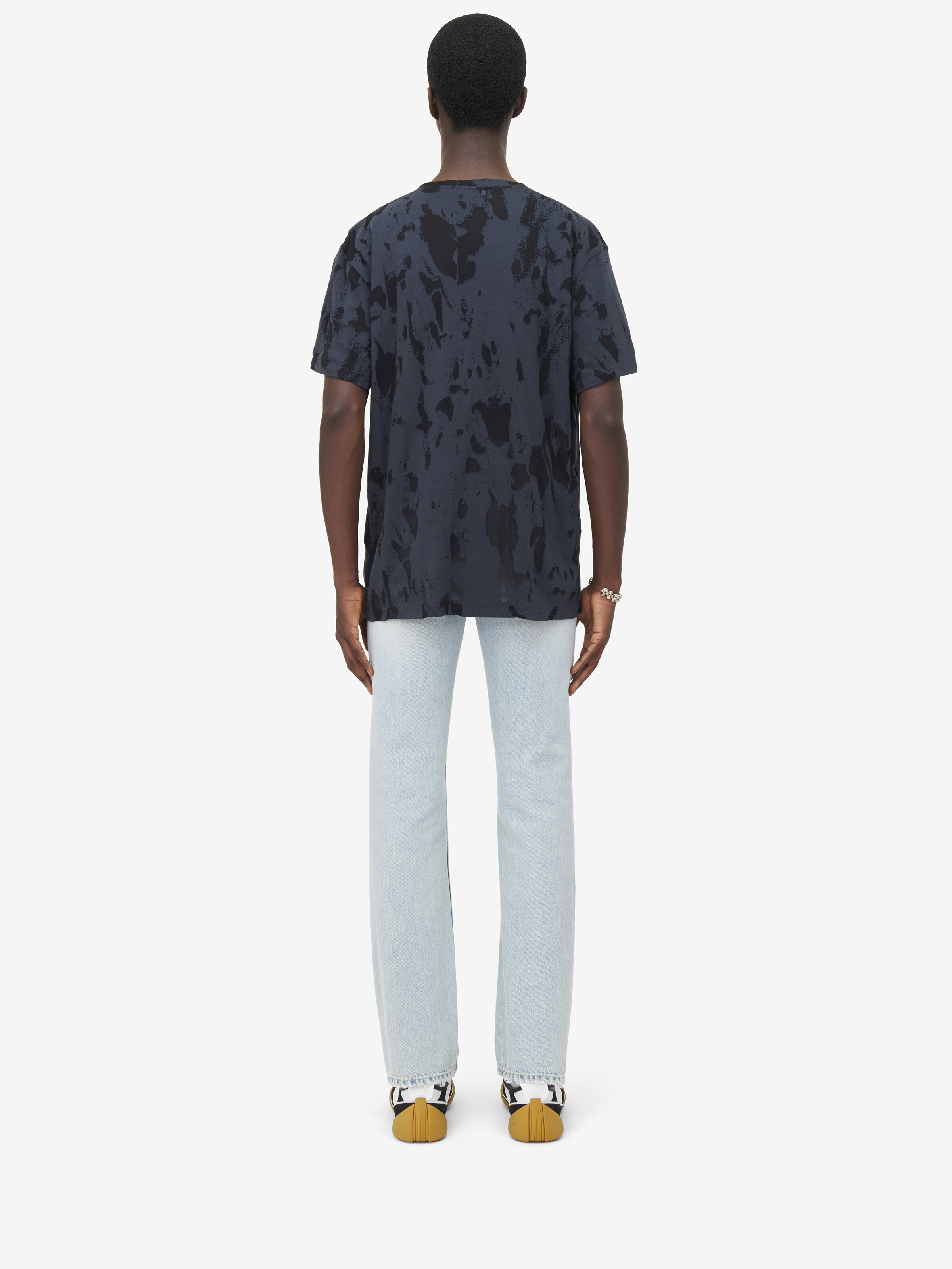 McQueen Logo Devoré T-Shirt - 5