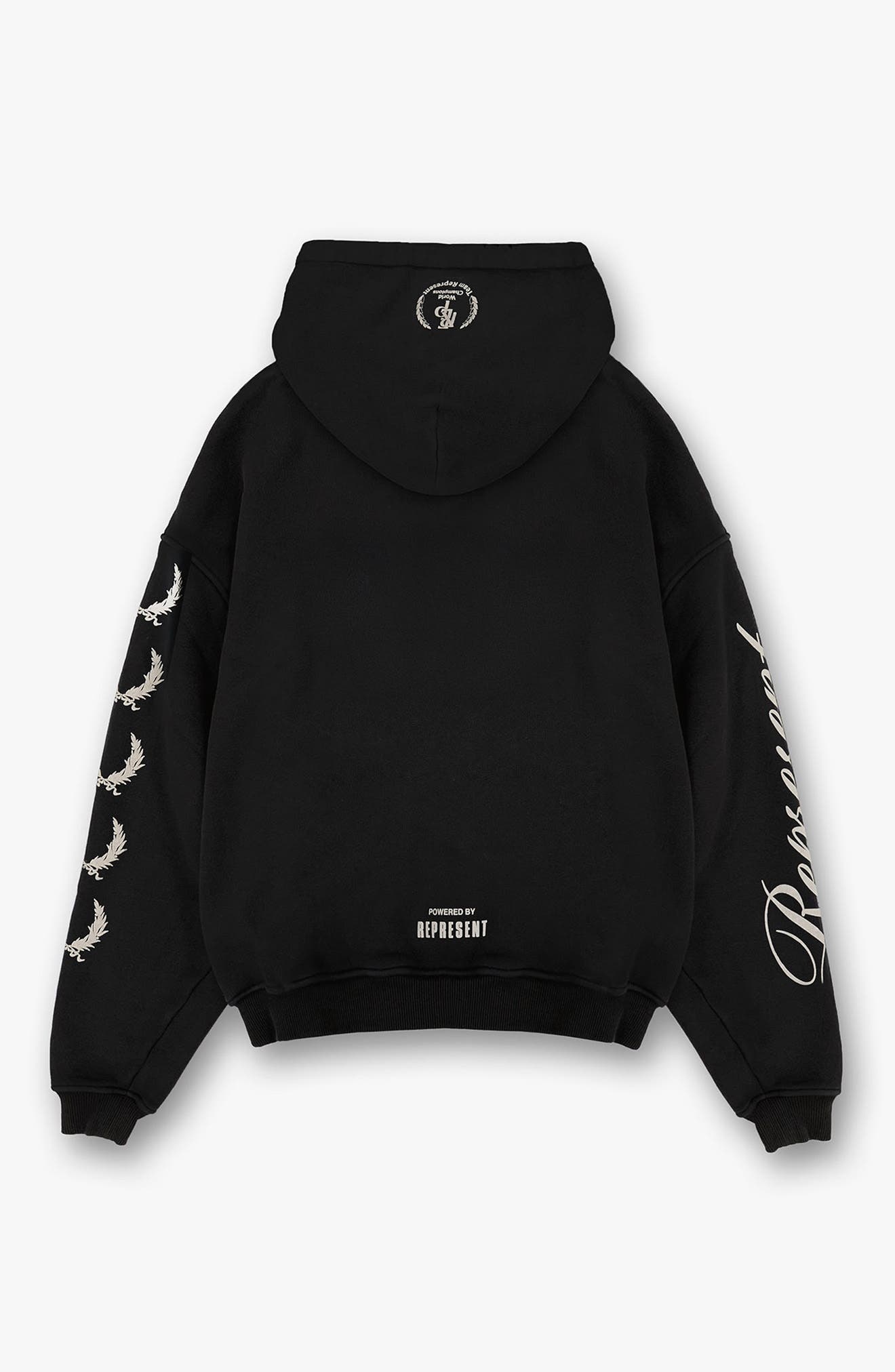 Represent World Championship Graphic Hoodie in Stained Black at Nordstrom - 5