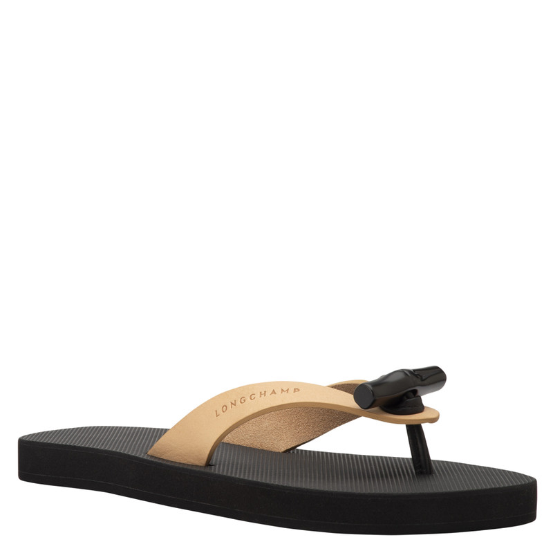 Longchamp Roseau Thong sandal Natural - Leather outlook