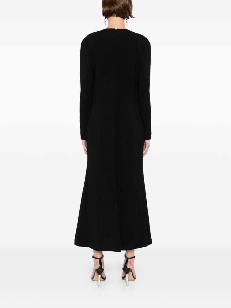 crystal-bow midi dress 4