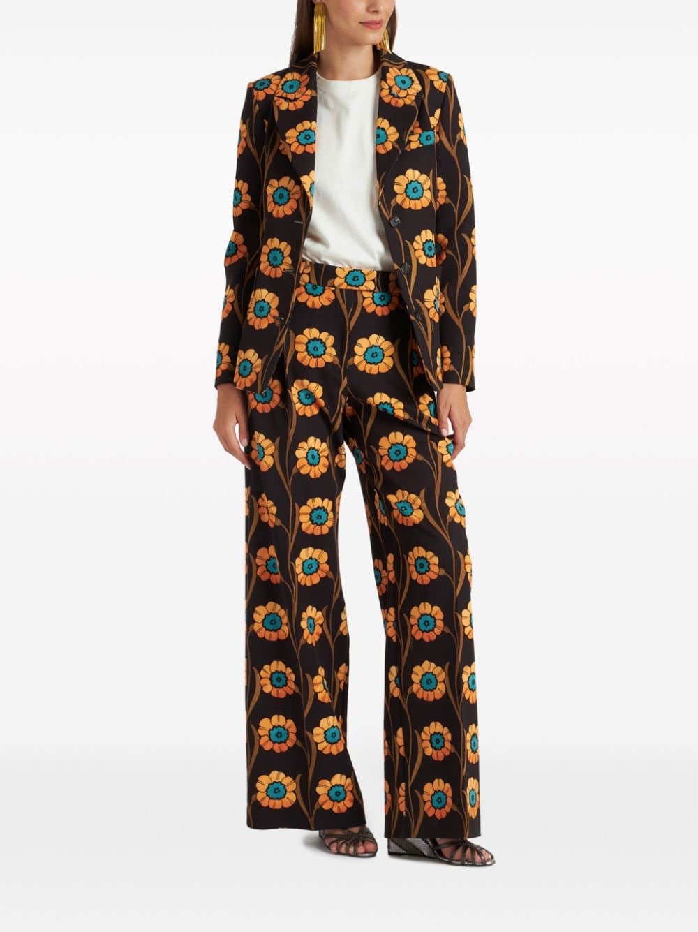 La Comasca floral-print trousers - 2