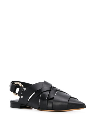 3.1 Phillip Lim Deanna woven ballerina shoes outlook