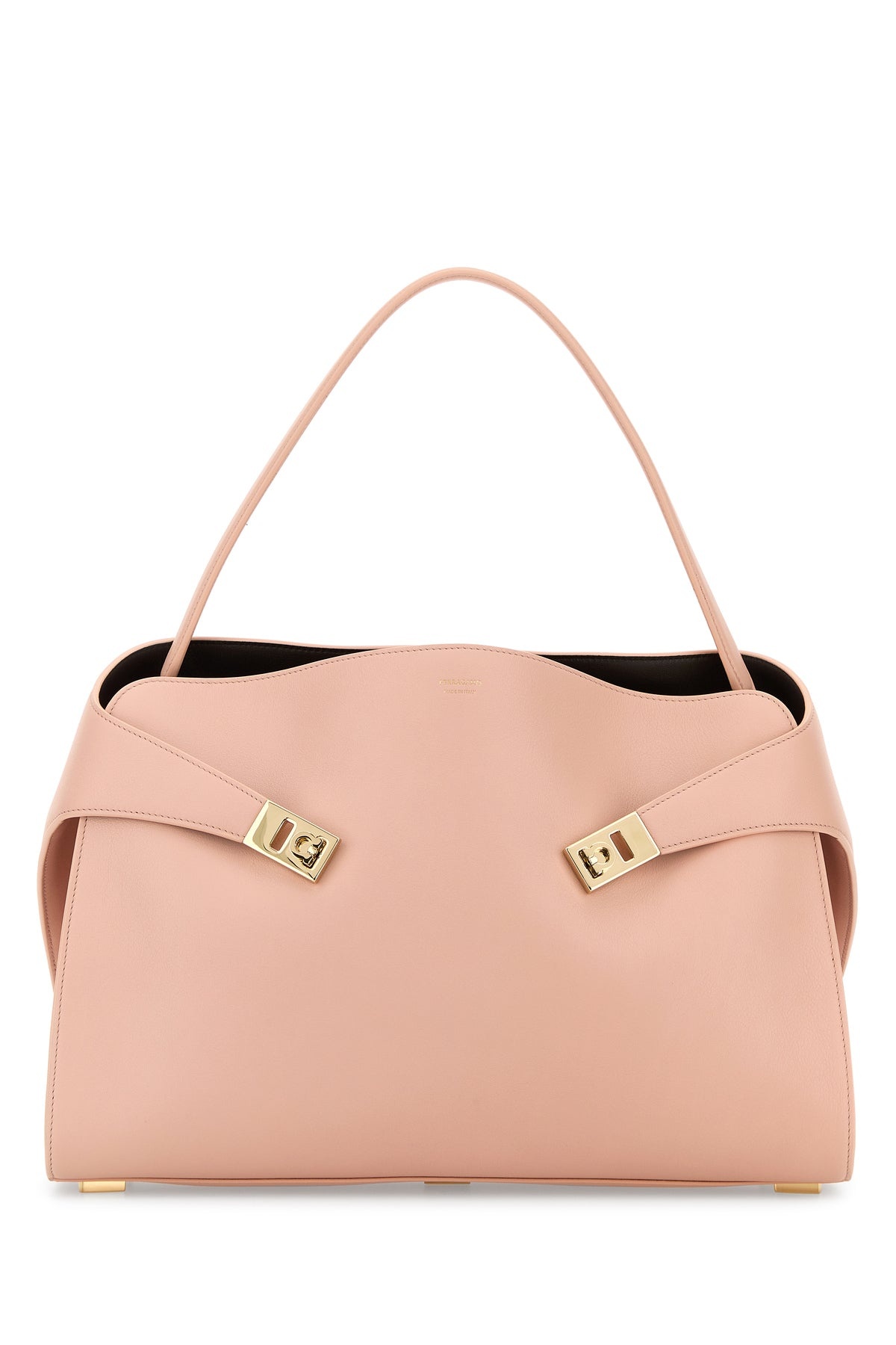 Pink leather large Hug Soft shoulder bag - 1