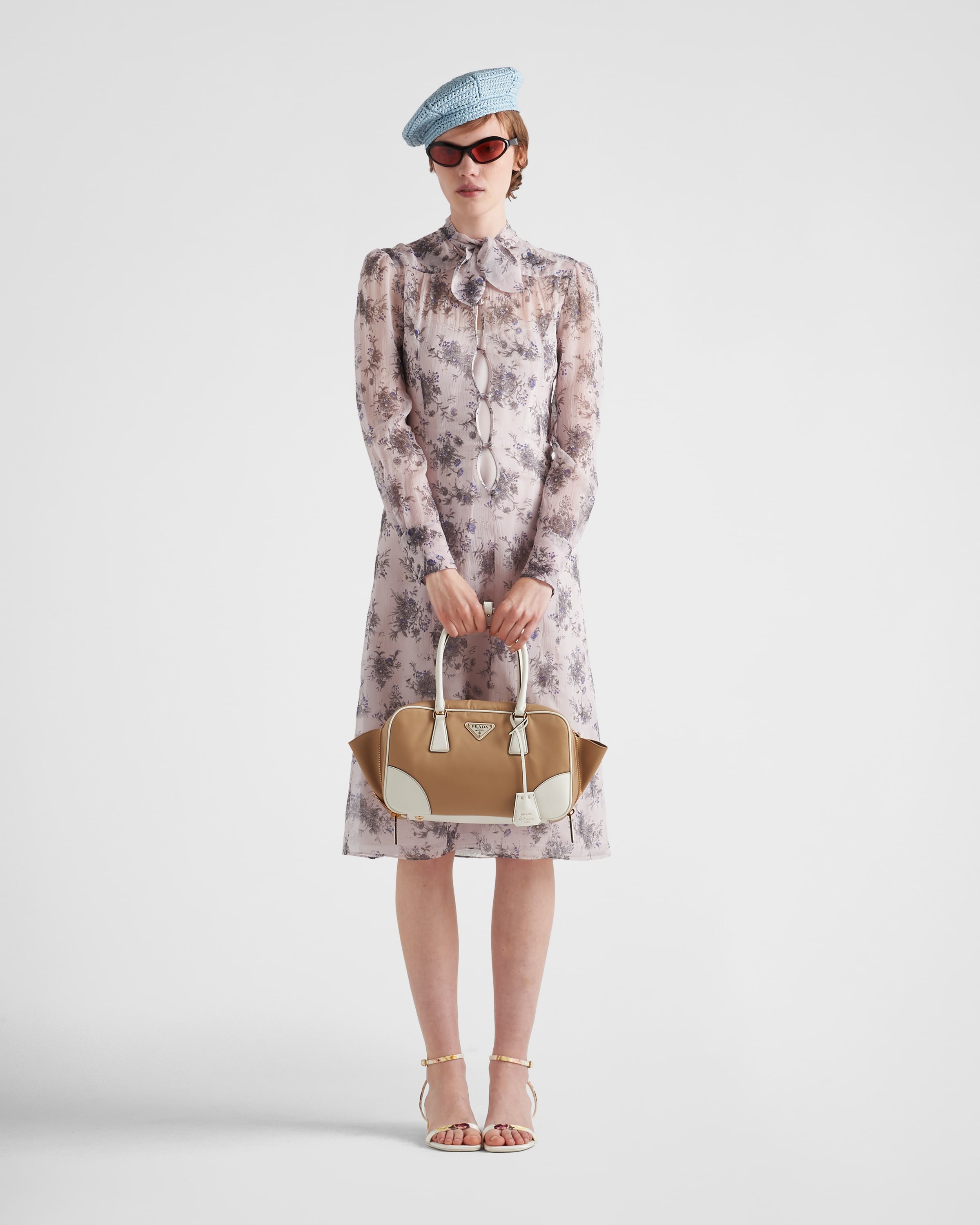 Printed chiffon dress - 2