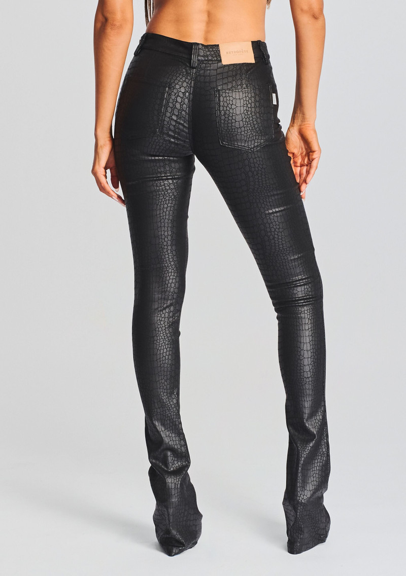 DANICA COATED DENIM PANT 4