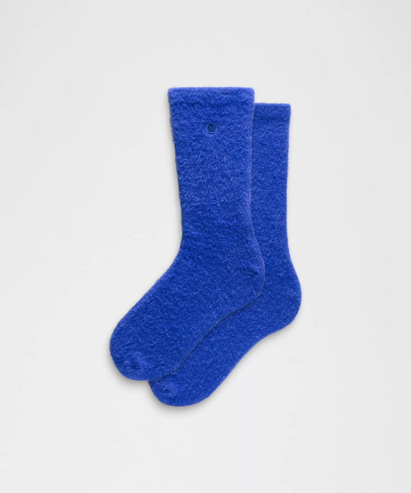 Unisex Fuzzy Crew Socks 1