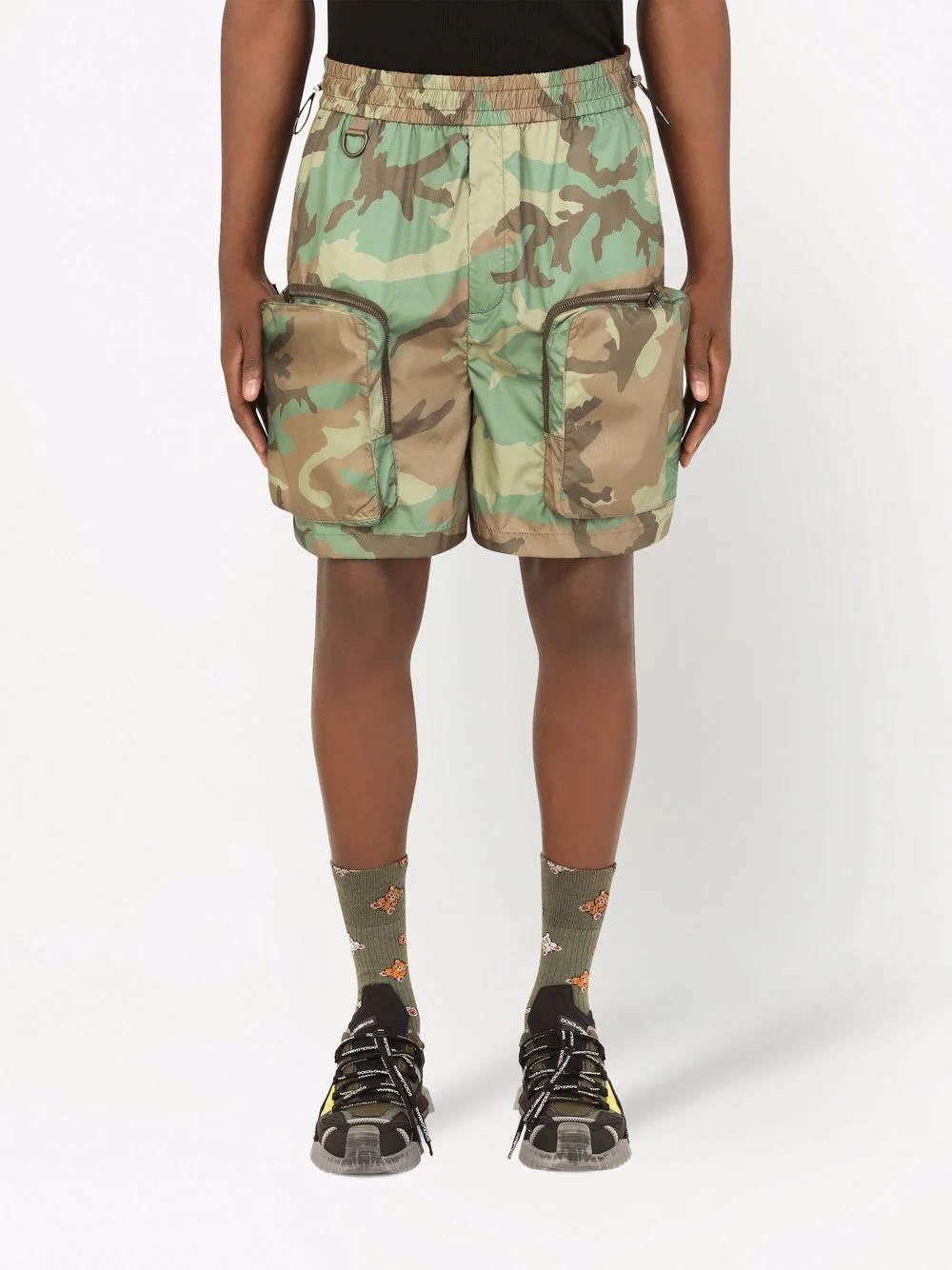 camouflage cargo shorts - 3