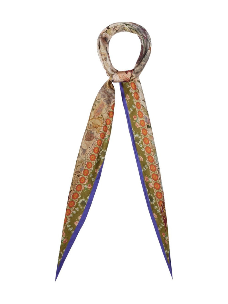 Aloeuw floral-print silk scarf 1