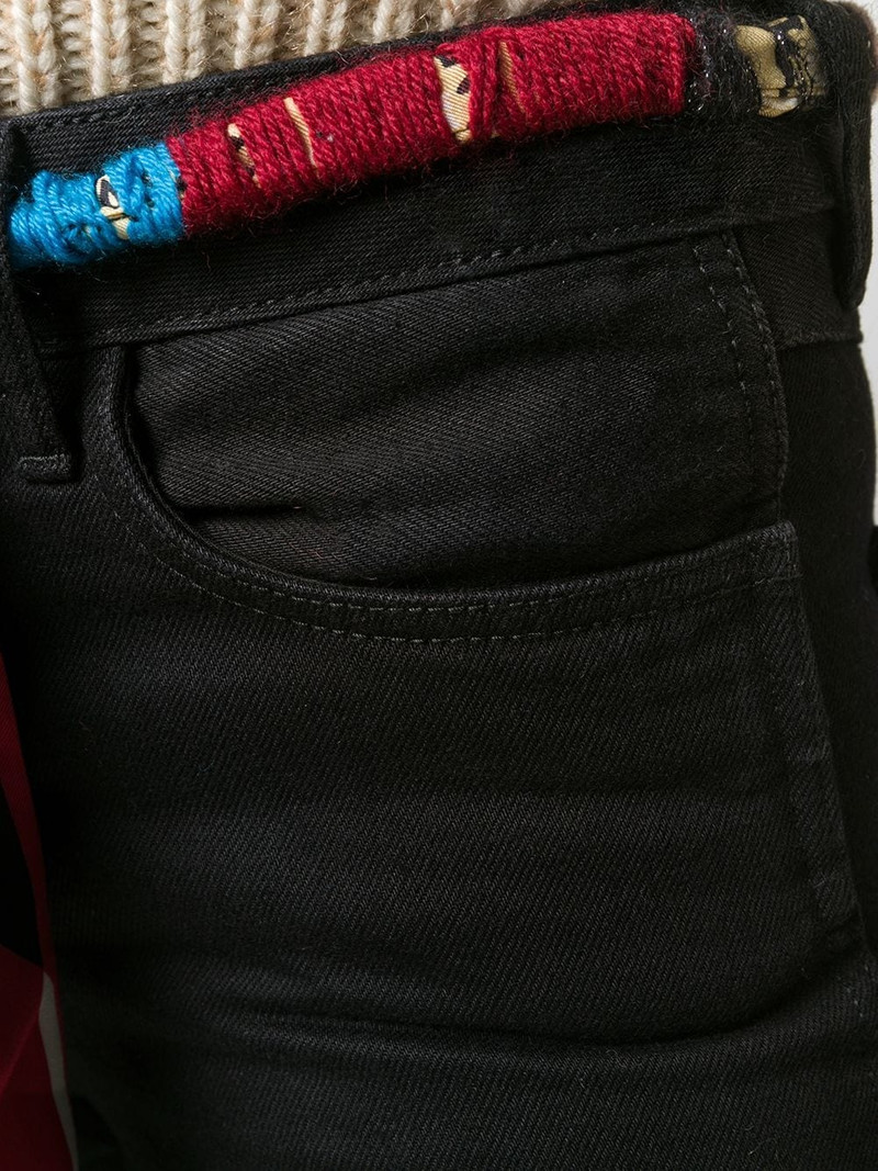 silk bandana skinny jeans 5