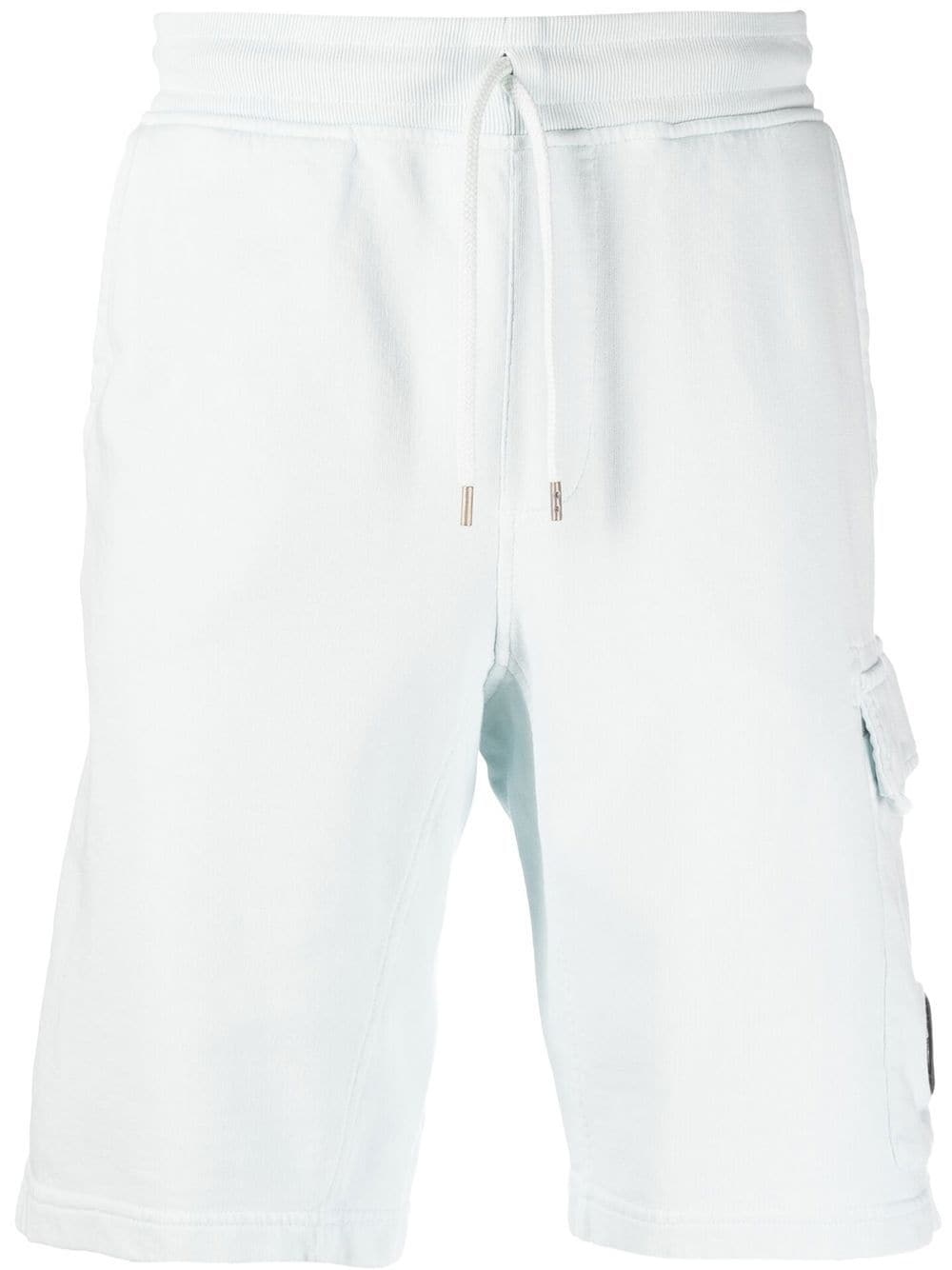 cotton track shorts - 1