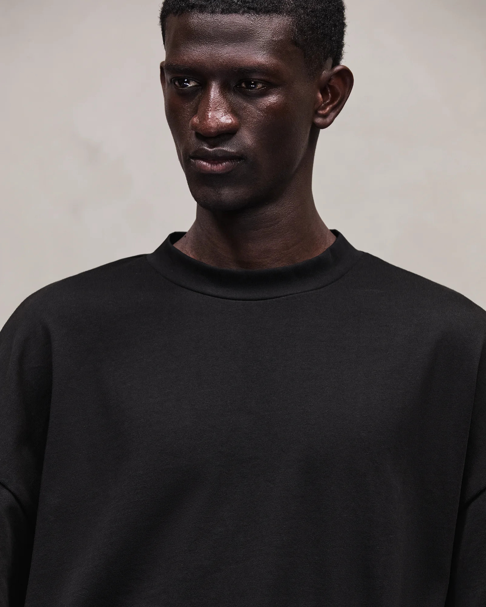 HEAVY BOXY TEE BLACK - 4