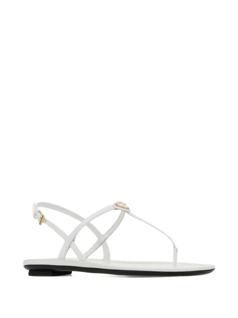 Prada Prada Leather Flat Sandals outlook